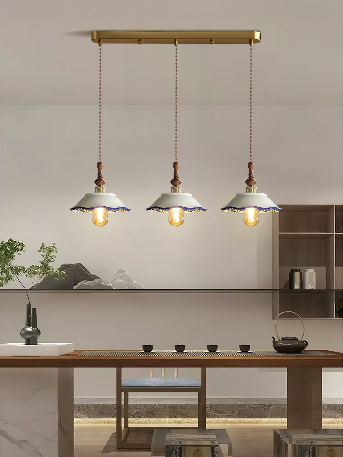 Ciraeor Delft Ceramic Pendant Light