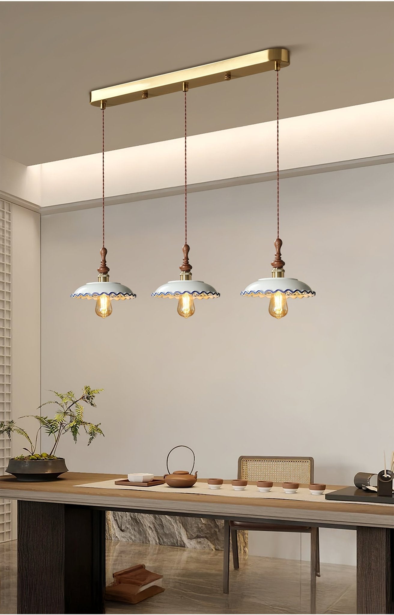 Ciraeor Delft Ceramic Pendant Light