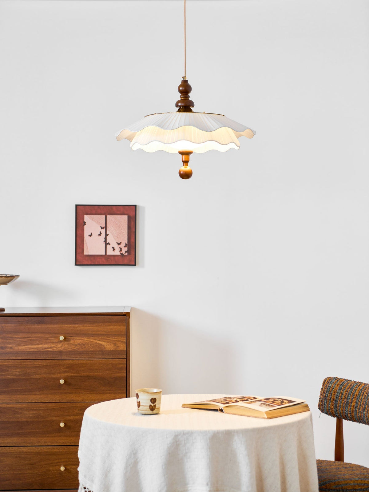 Everford Belle Epoque Pleated Pendant Light