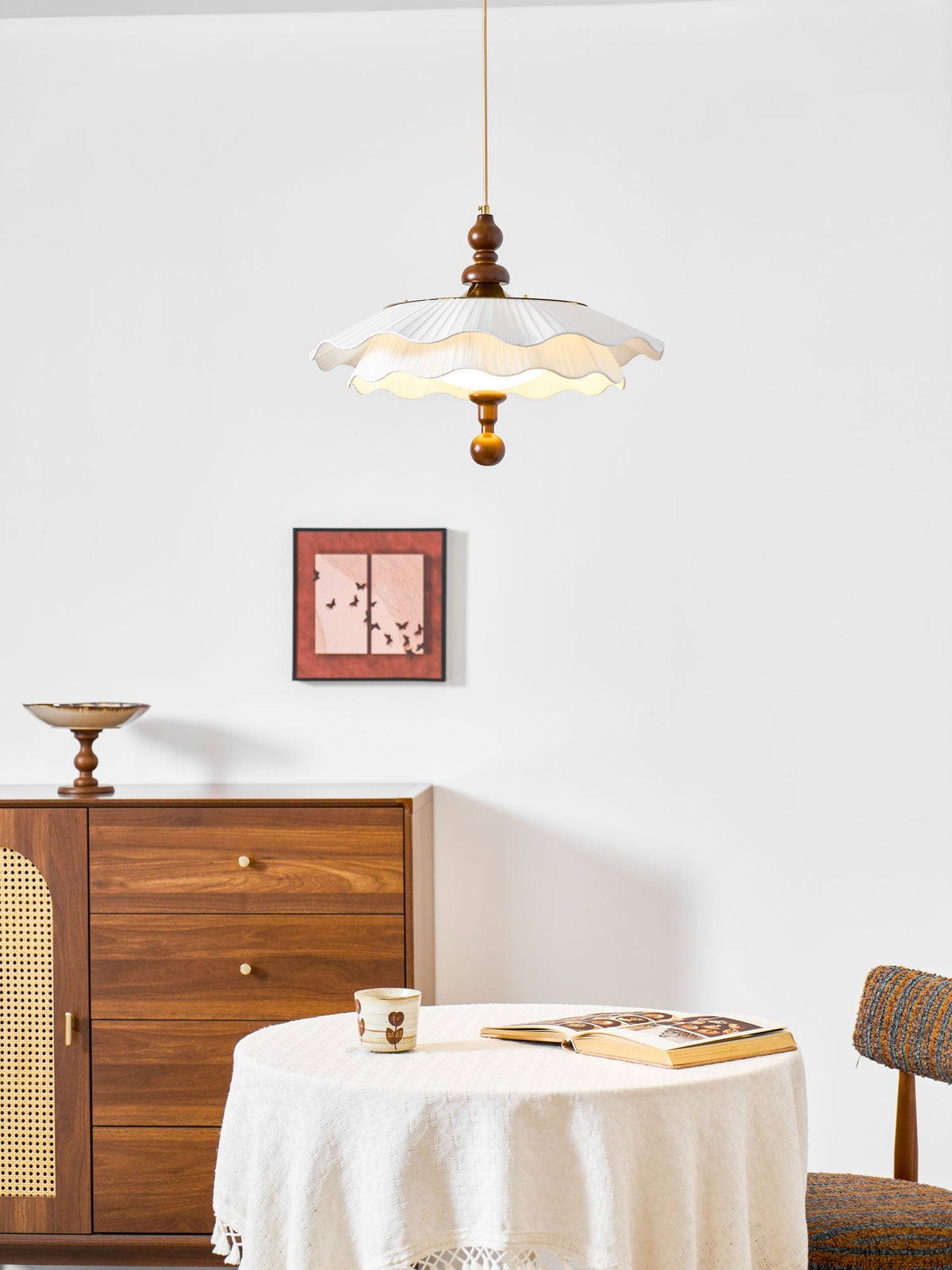 Everford Belle Epoque Pleated Pendant Light