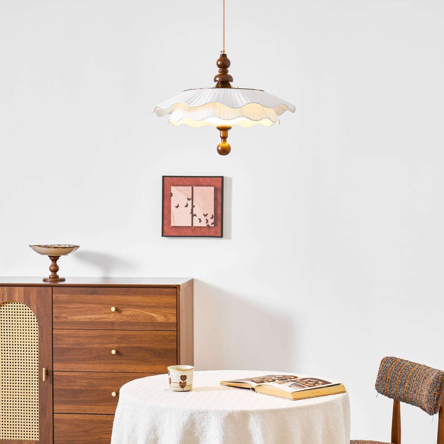 Everford Belle Epoque Pleated Pendant Light