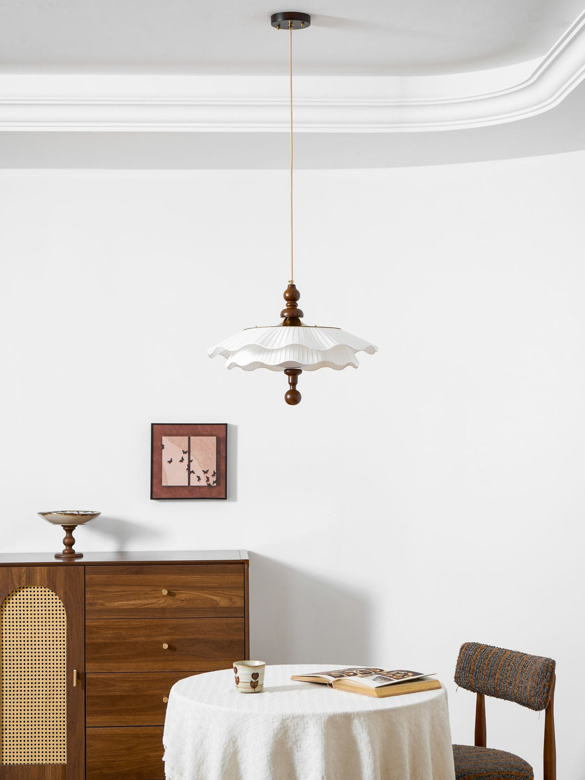 Everford Belle Epoque Pleated Pendant Light