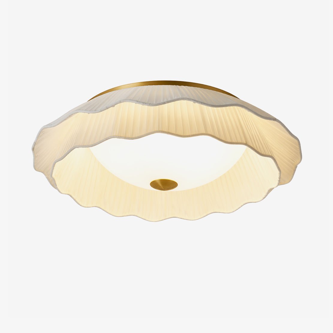 Celestian Epoque Pleated Ceiling Light