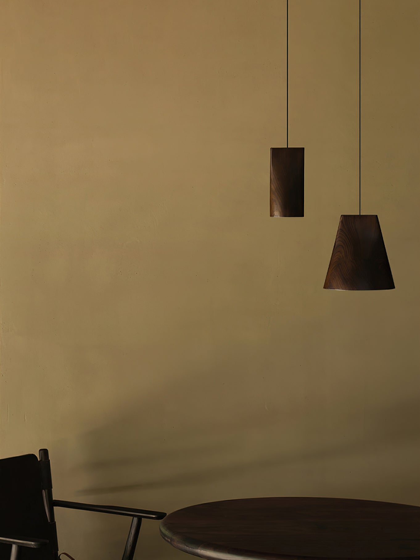 Ivarara Asymmetrical Wood Pendant Light