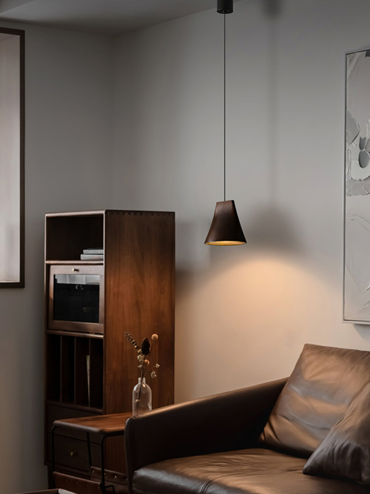 Ivarara Asymmetrical Wood Pendant Light