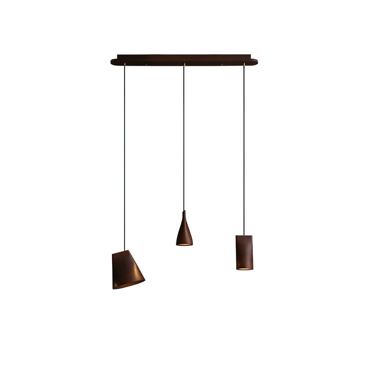 Ivarara Asymmetrical Wood Pendant Light