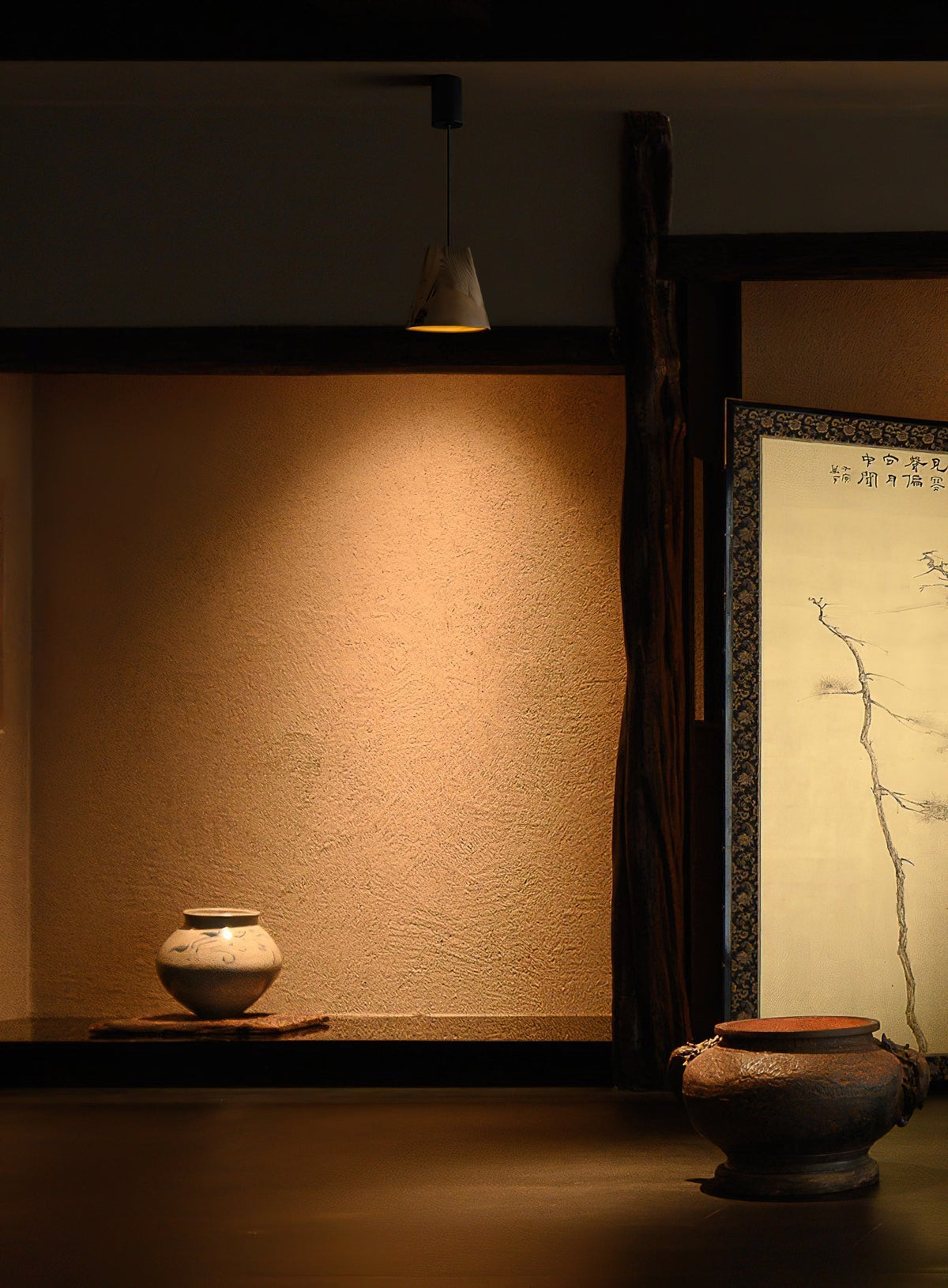 Ivarara Asymmetrical Wood Pendant Light