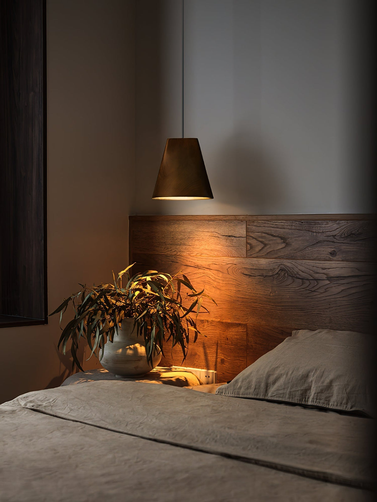 Ivarara Asymmetrical Wood Pendant Light