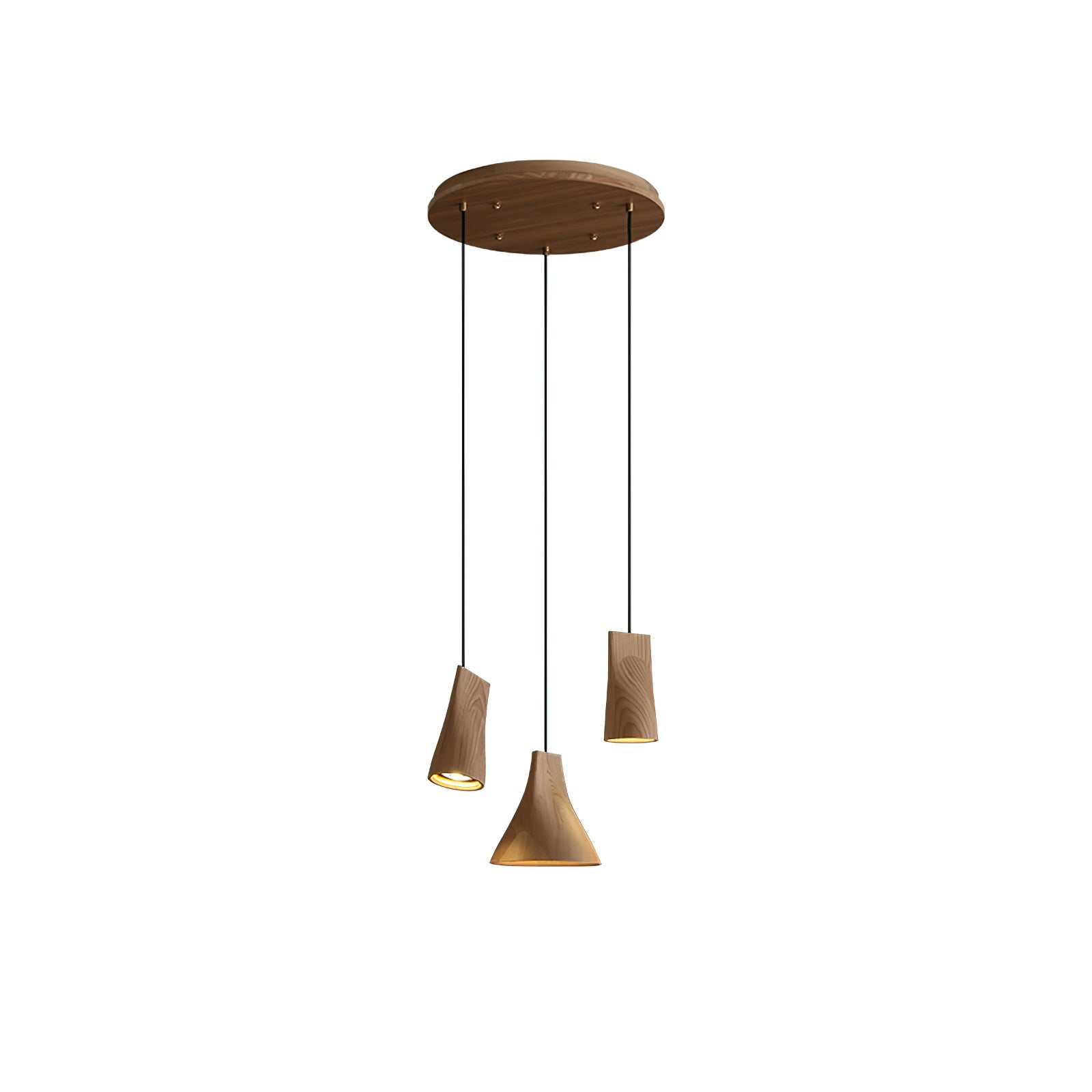 Ivarara Asymmetrical Wood Pendant Light