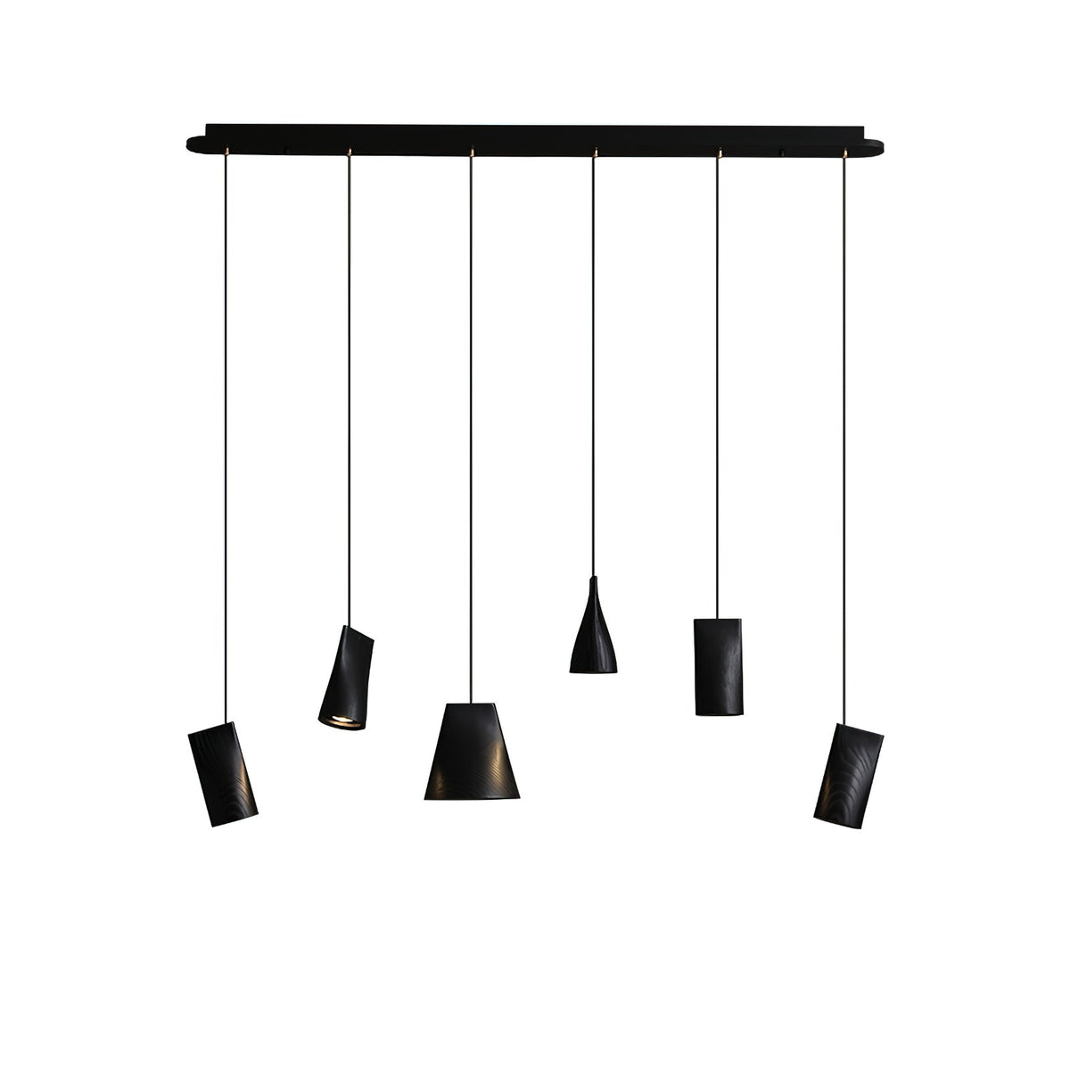 Ivarara Asymmetrical Wood Pendant Light