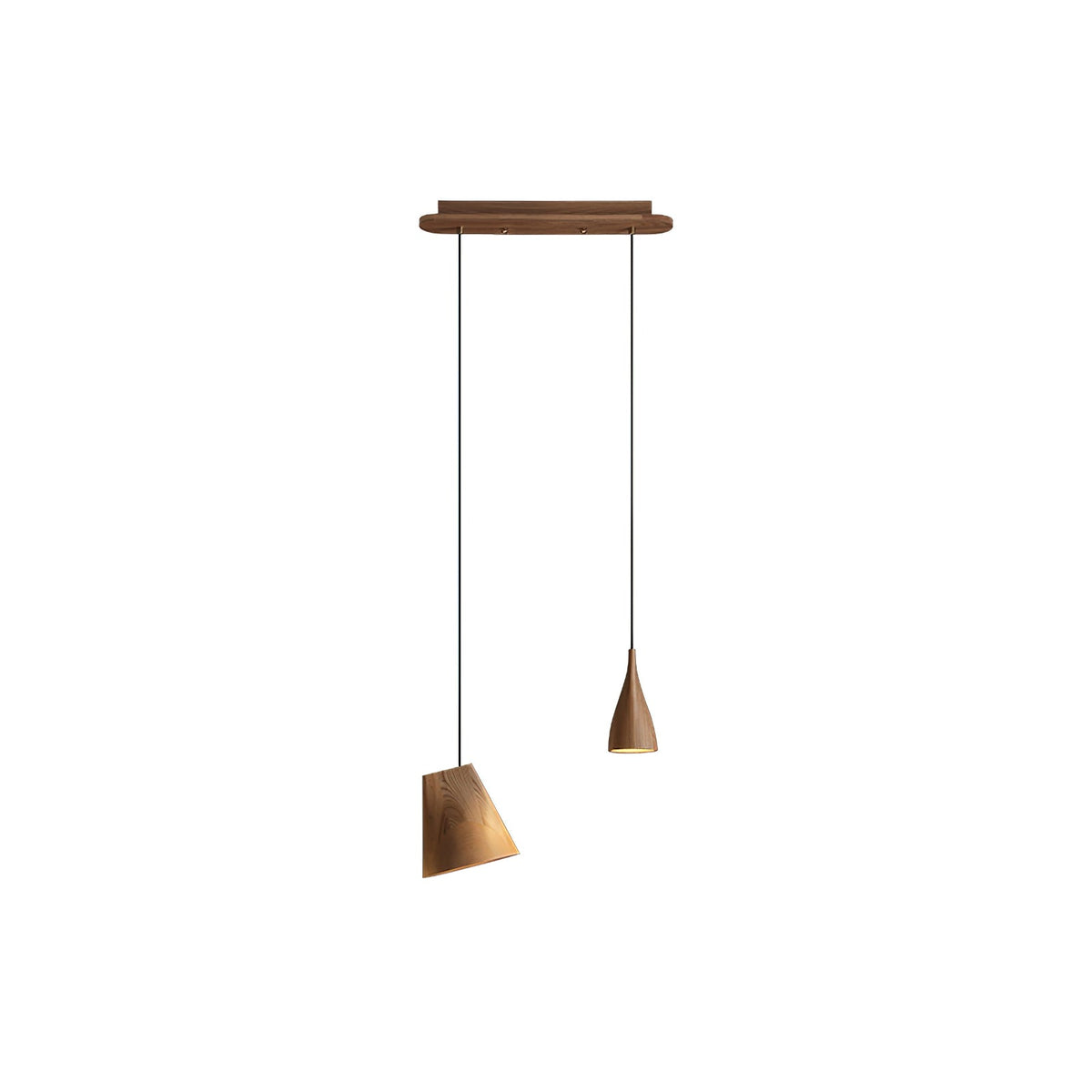 Ivarara Asymmetrical Wood Pendant Light