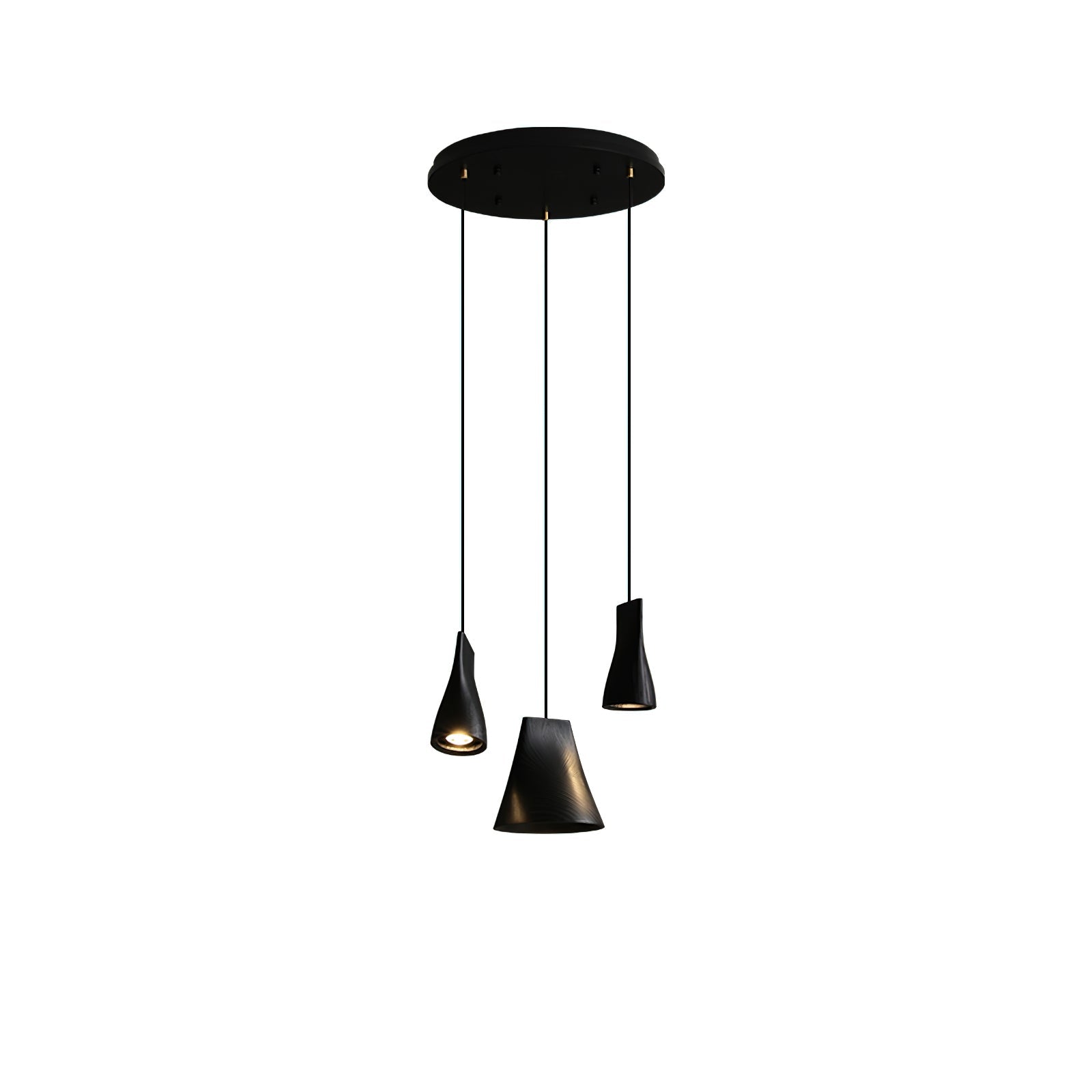 Ivarara Asymmetrical Wood Pendant Light