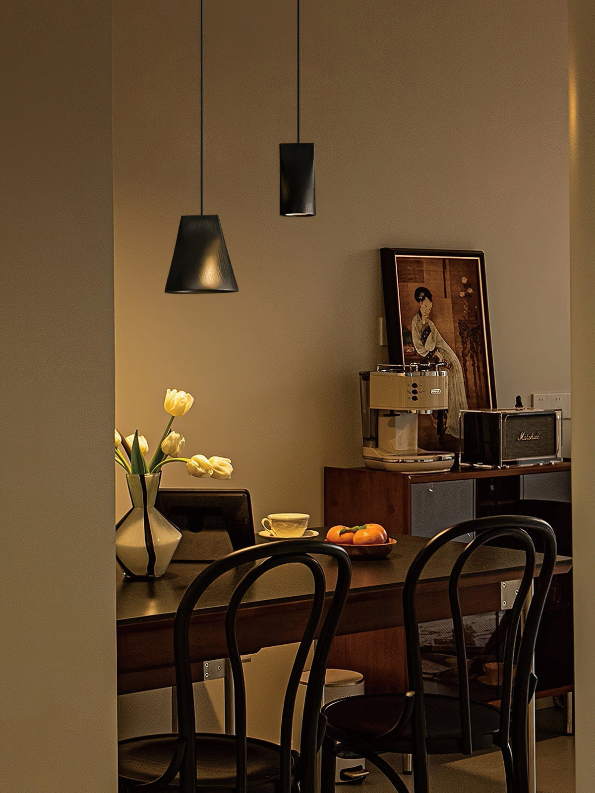 Ivarara Asymmetrical Wood Pendant Light