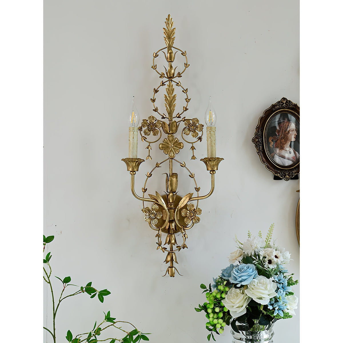 Aevuvyu Premium Vintage Industrial Metal Wall Lamp