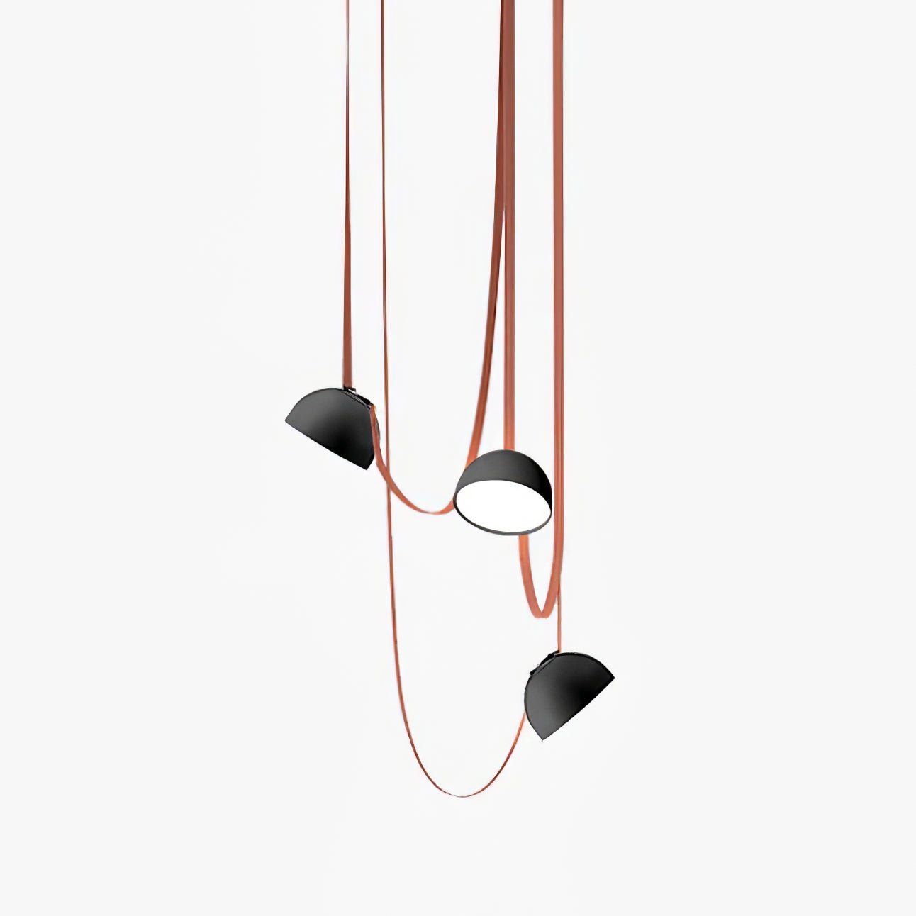 Elarok Modern Minimalist Combination Leather Pendant Light