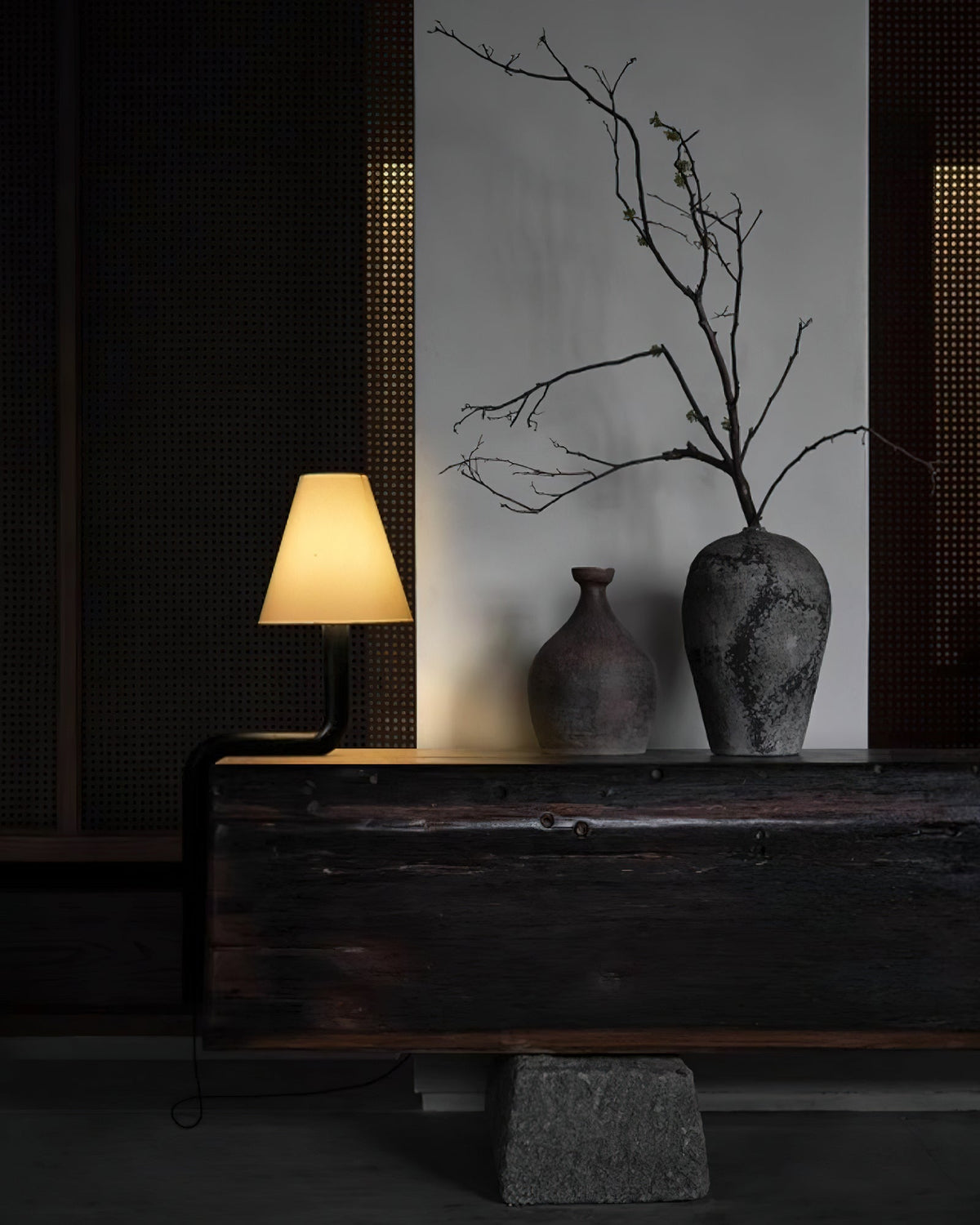 Syleielle Bend Wood Table Lamp