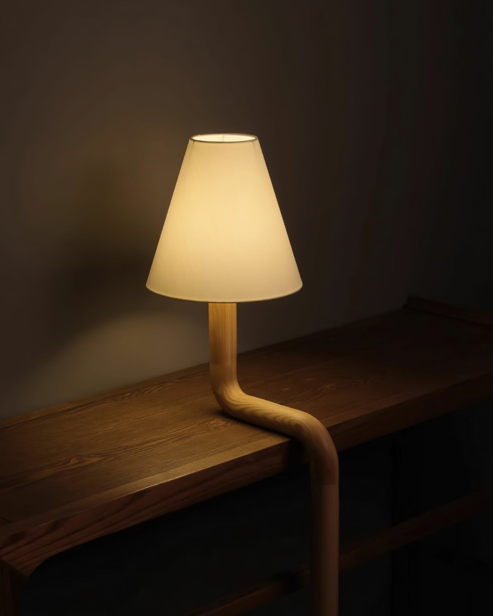 Syleielle Bend Wood Table Lamp