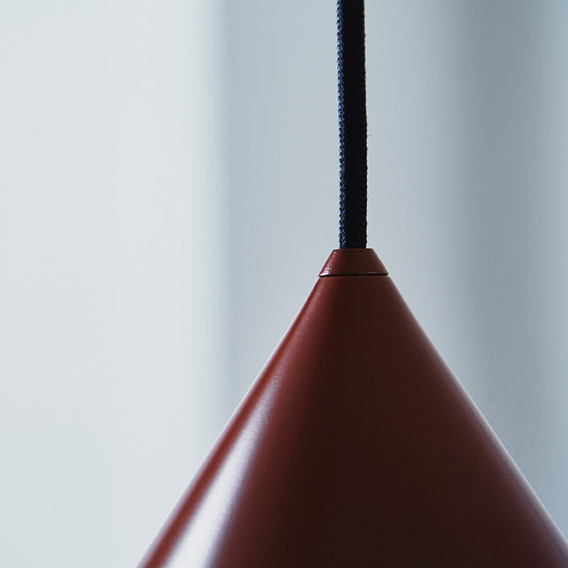 Caeluvyu Modern Minimalist Dark Metal Pendant Lamp