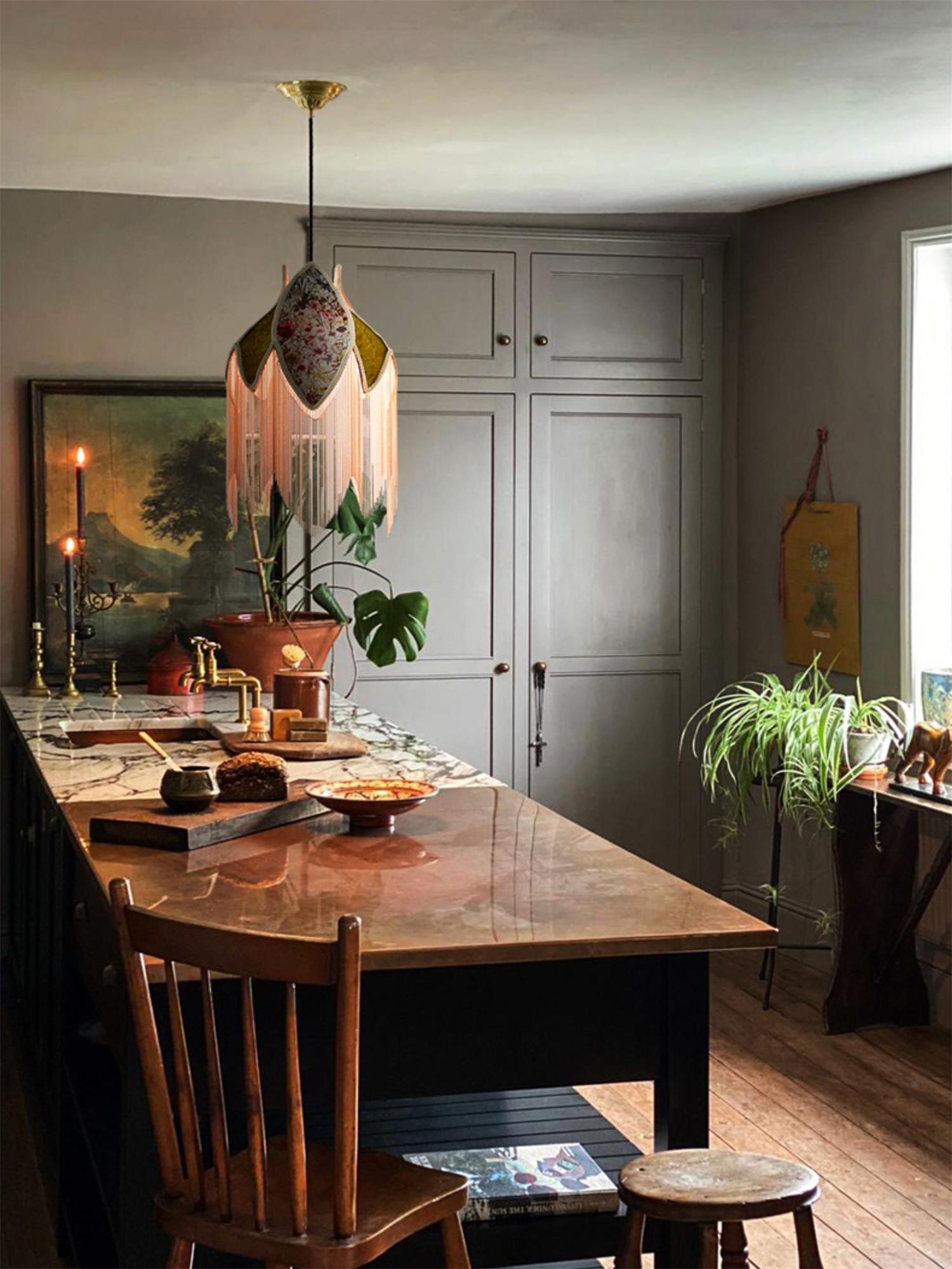 Yolvin Unique Fringed Pendant Lamp