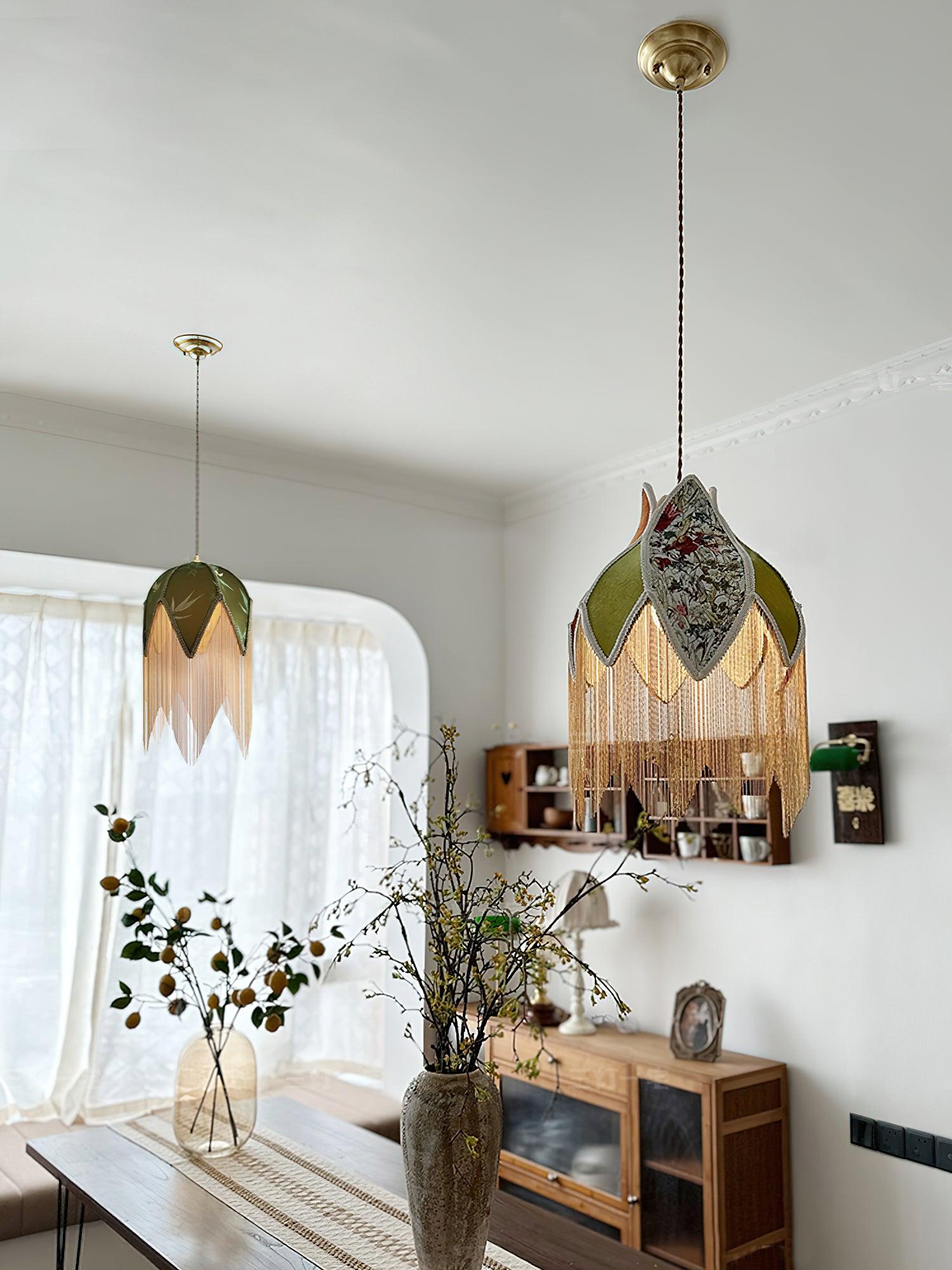 Yolvin Unique Fringed Pendant Lamp