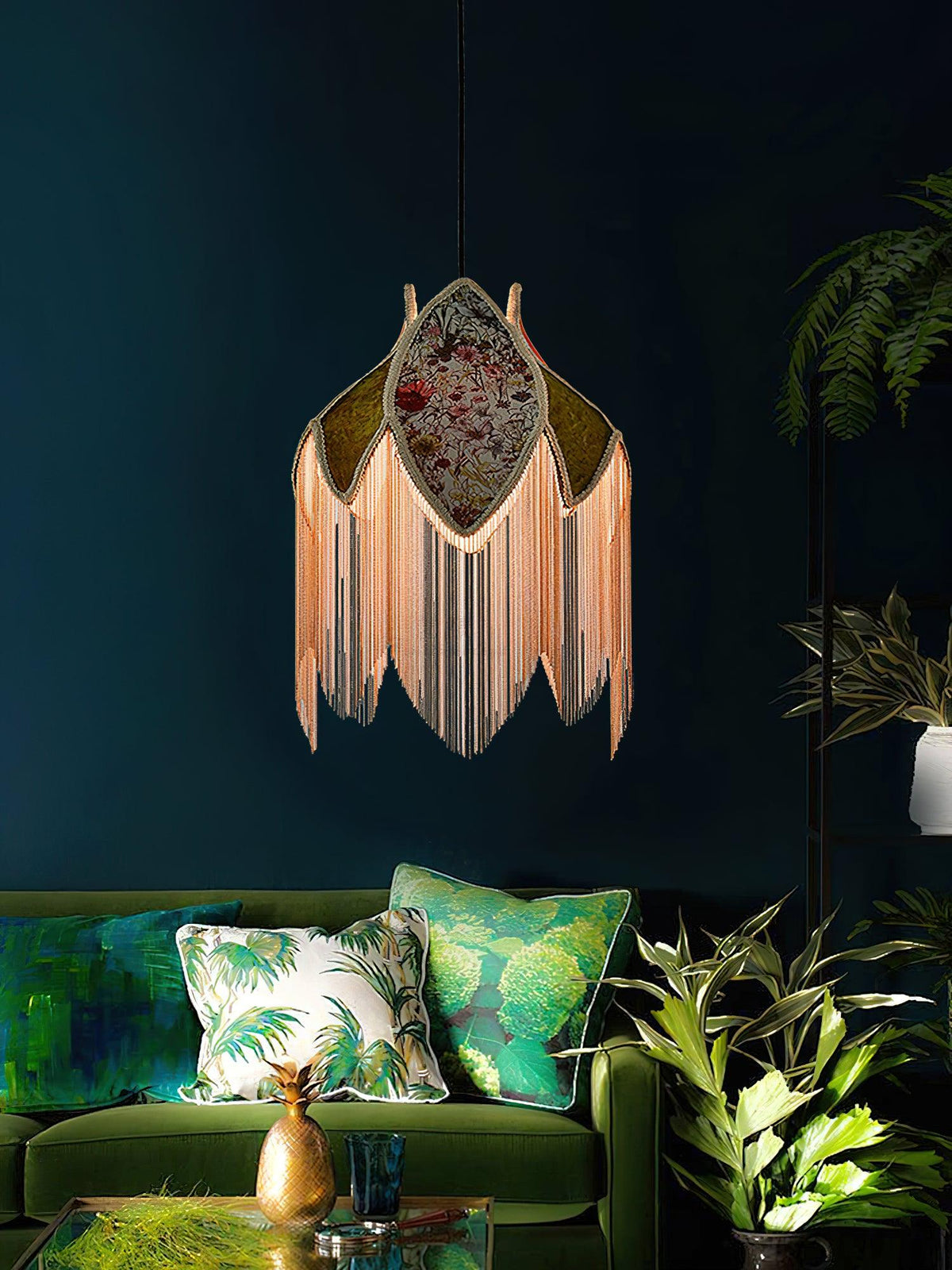 Yolvin Unique Fringed Pendant Lamp