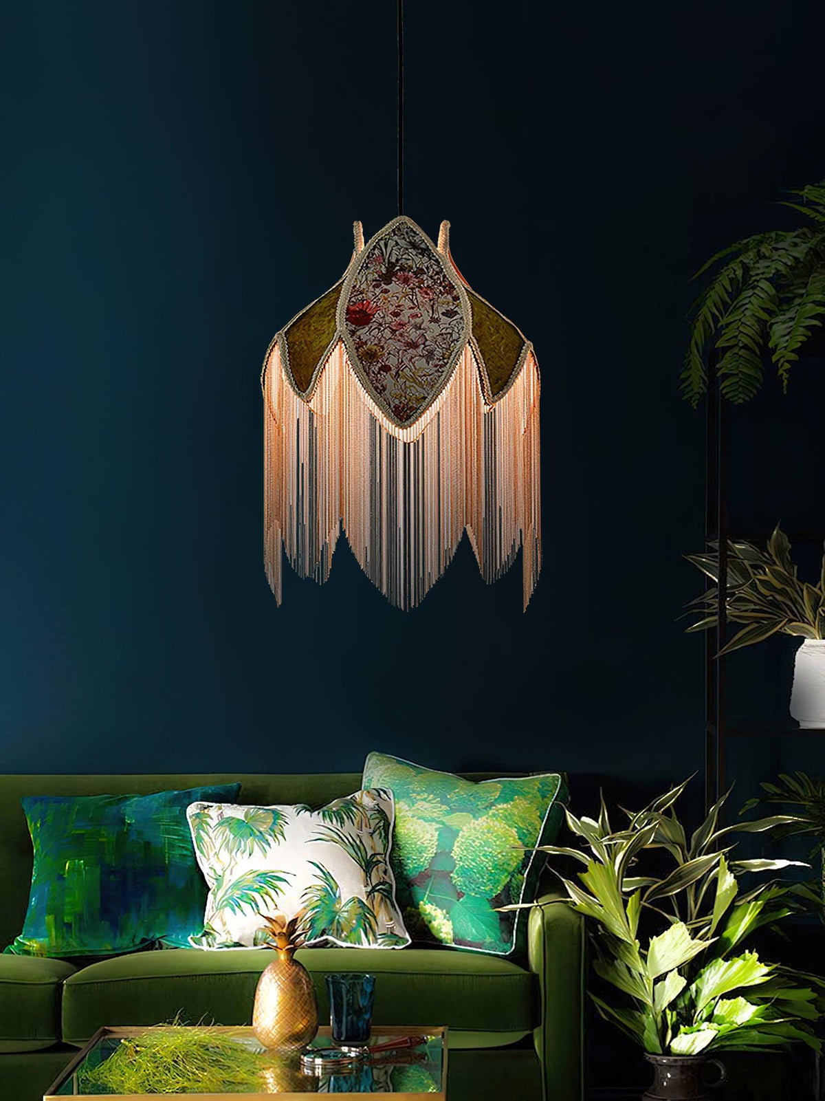 Yolvin Unique Fringed Pendant Lamp