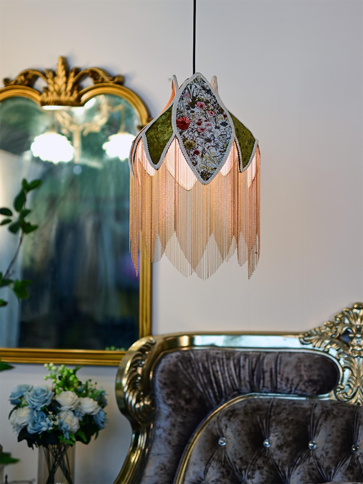 Yolvin Unique Fringed Pendant Lamp