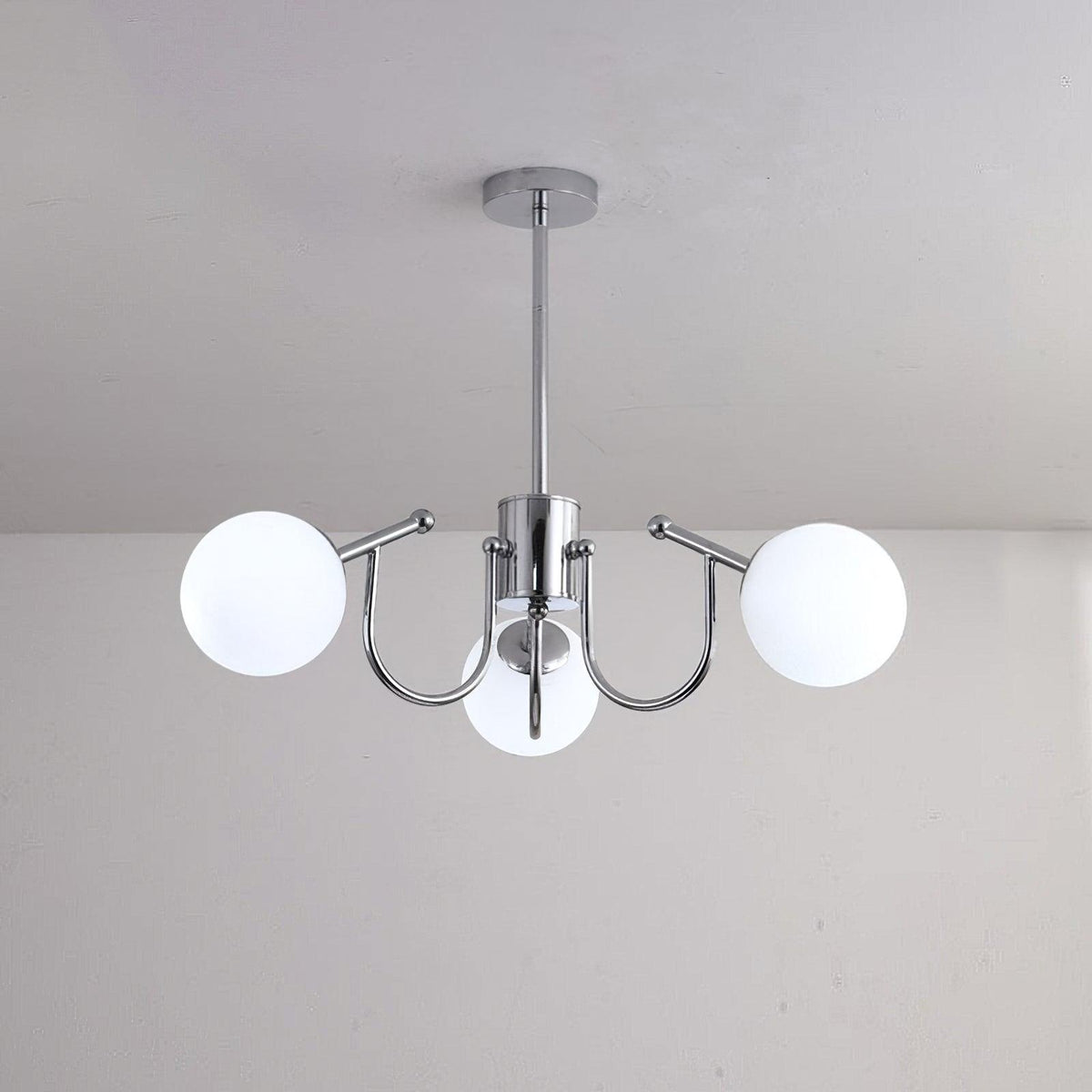 Tave Chandelier Globe Chrome Modern