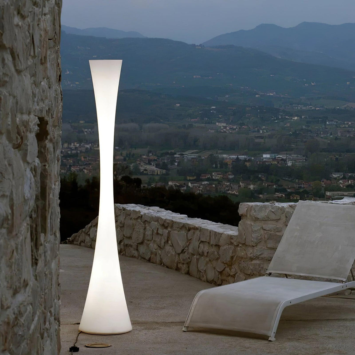 Orelanora Floor Lamp White Modern