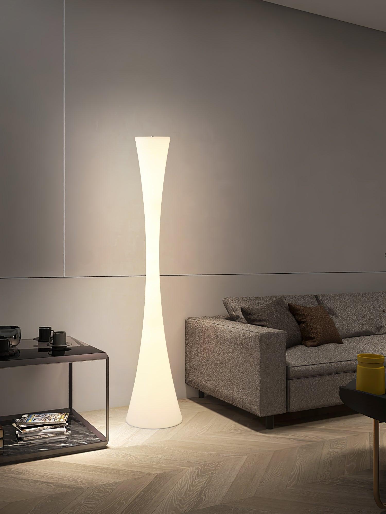 Orelanora Floor Lamp White Modern