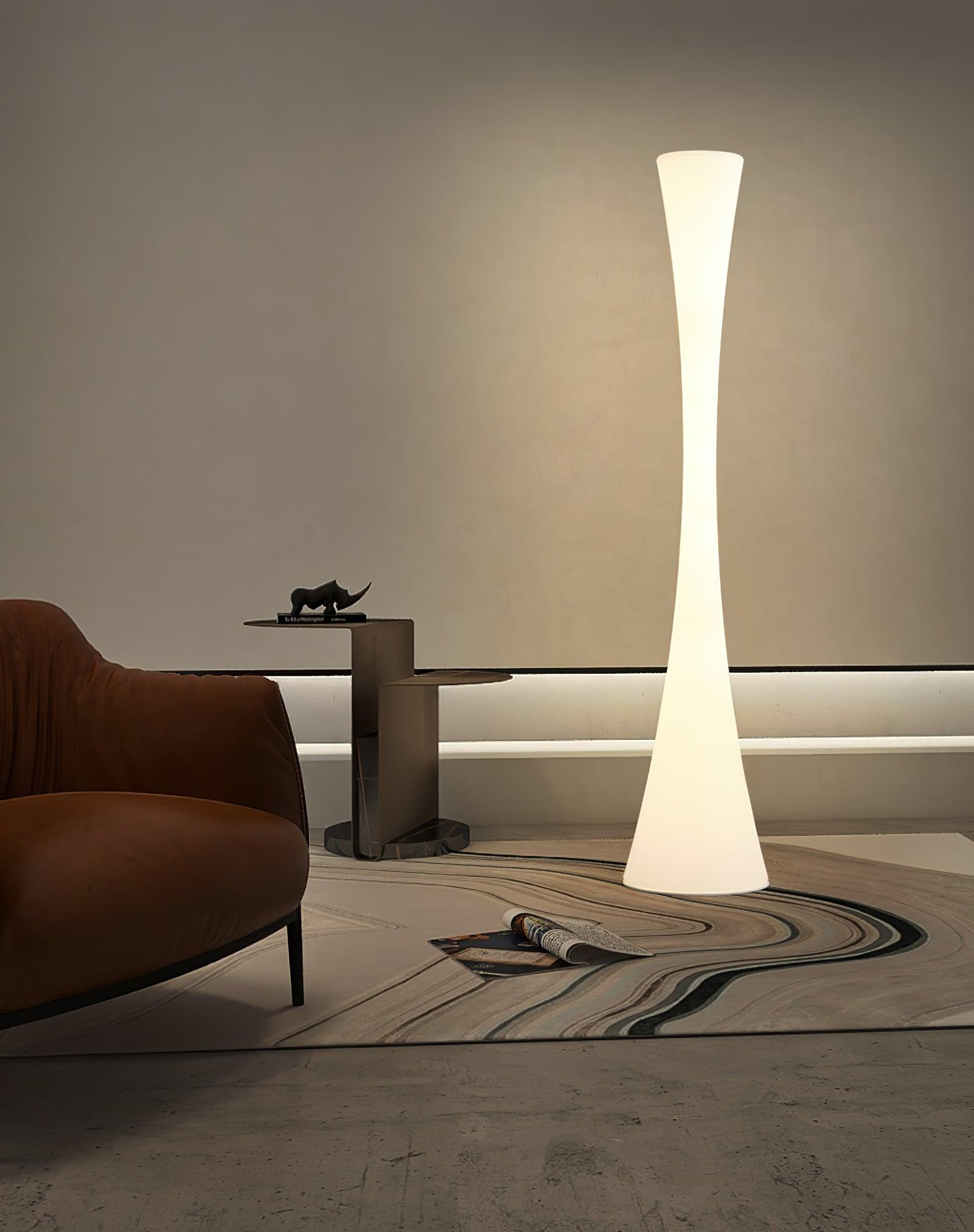 Orelanora Floor Lamp White Modern