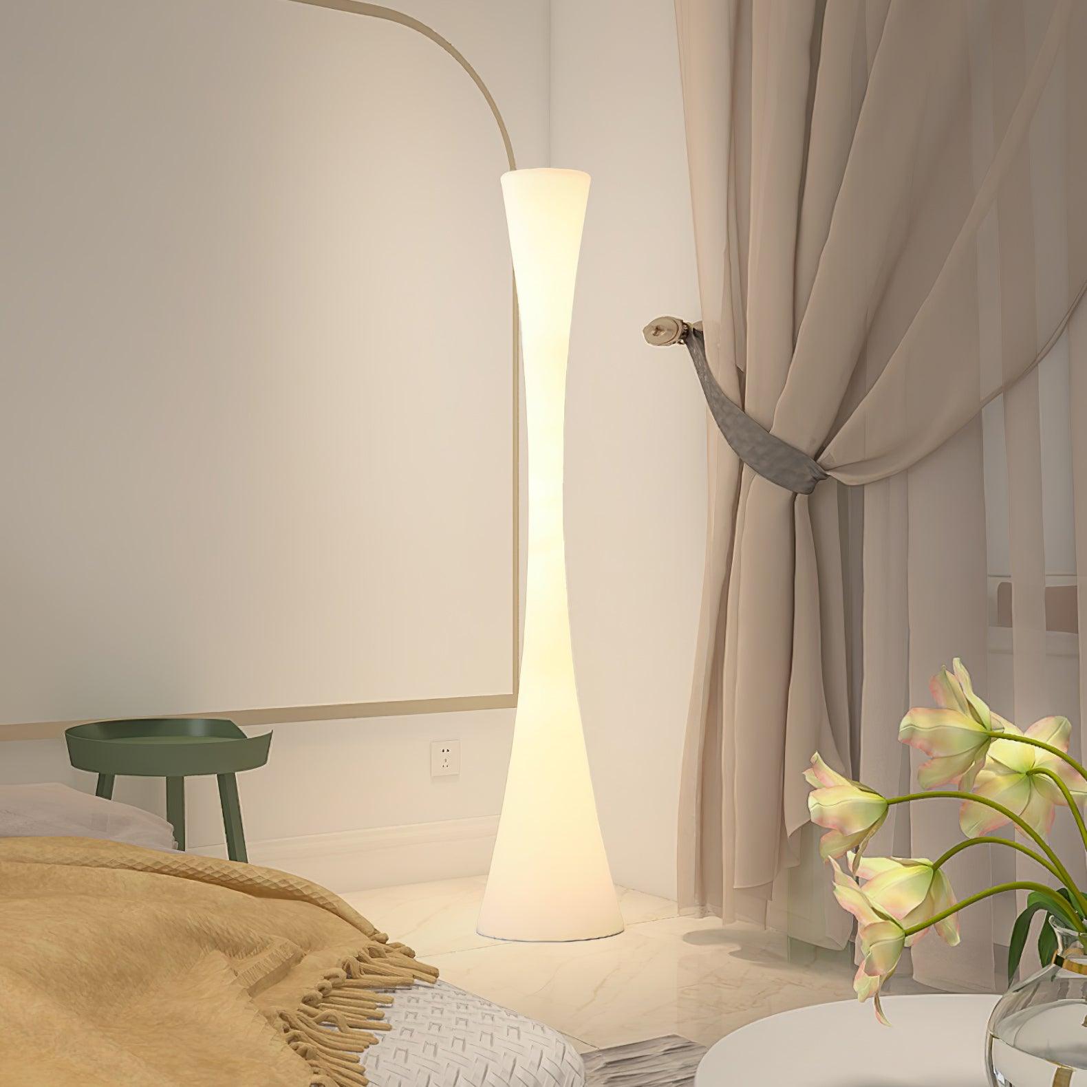Orelanora Floor Lamp White Modern