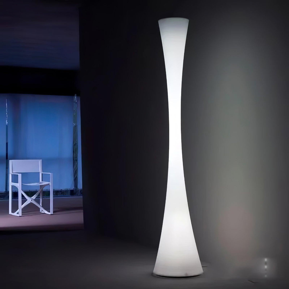 Orelanora Floor Lamp White Modern