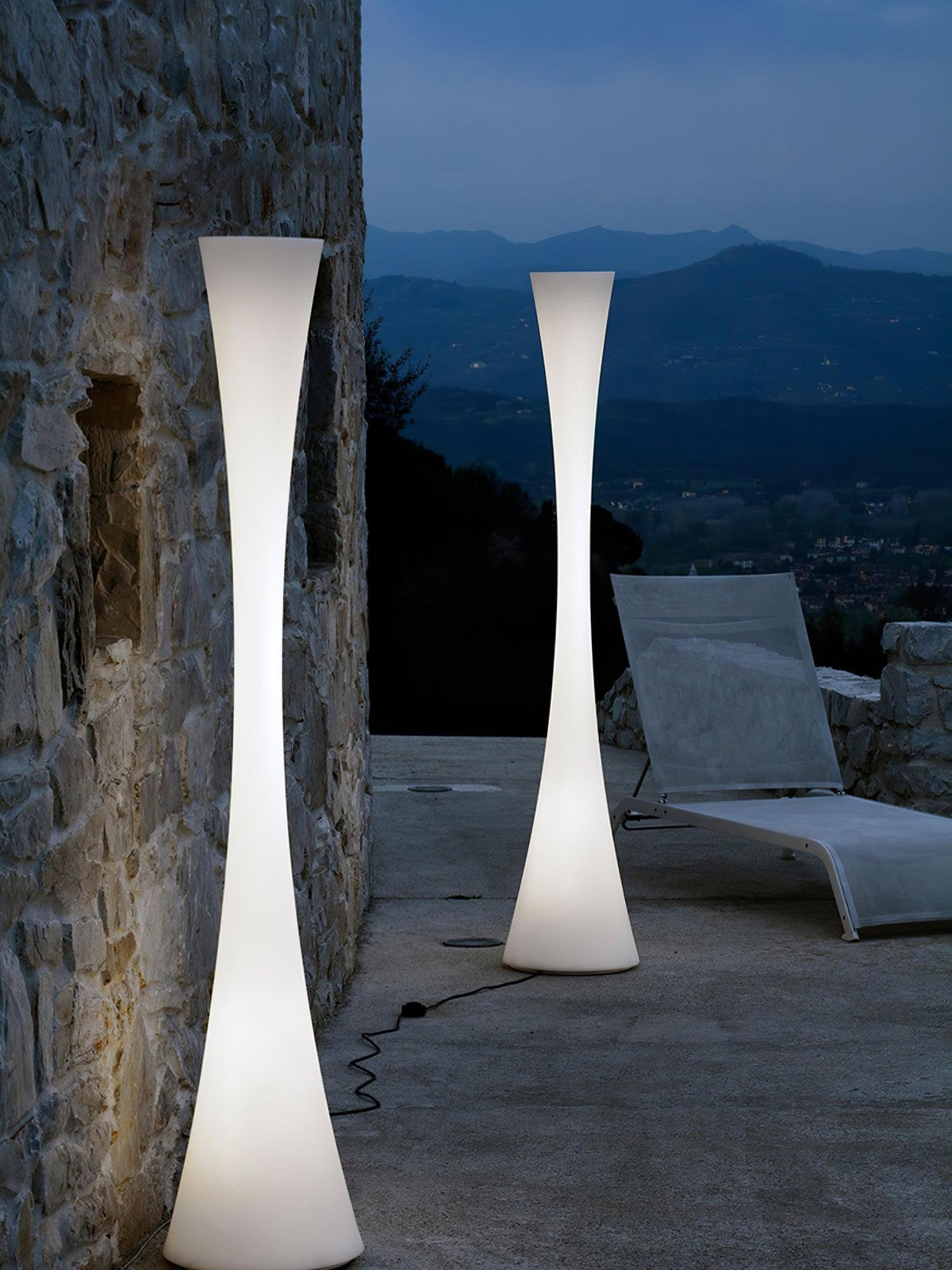 Orelanora Floor Lamp White Modern