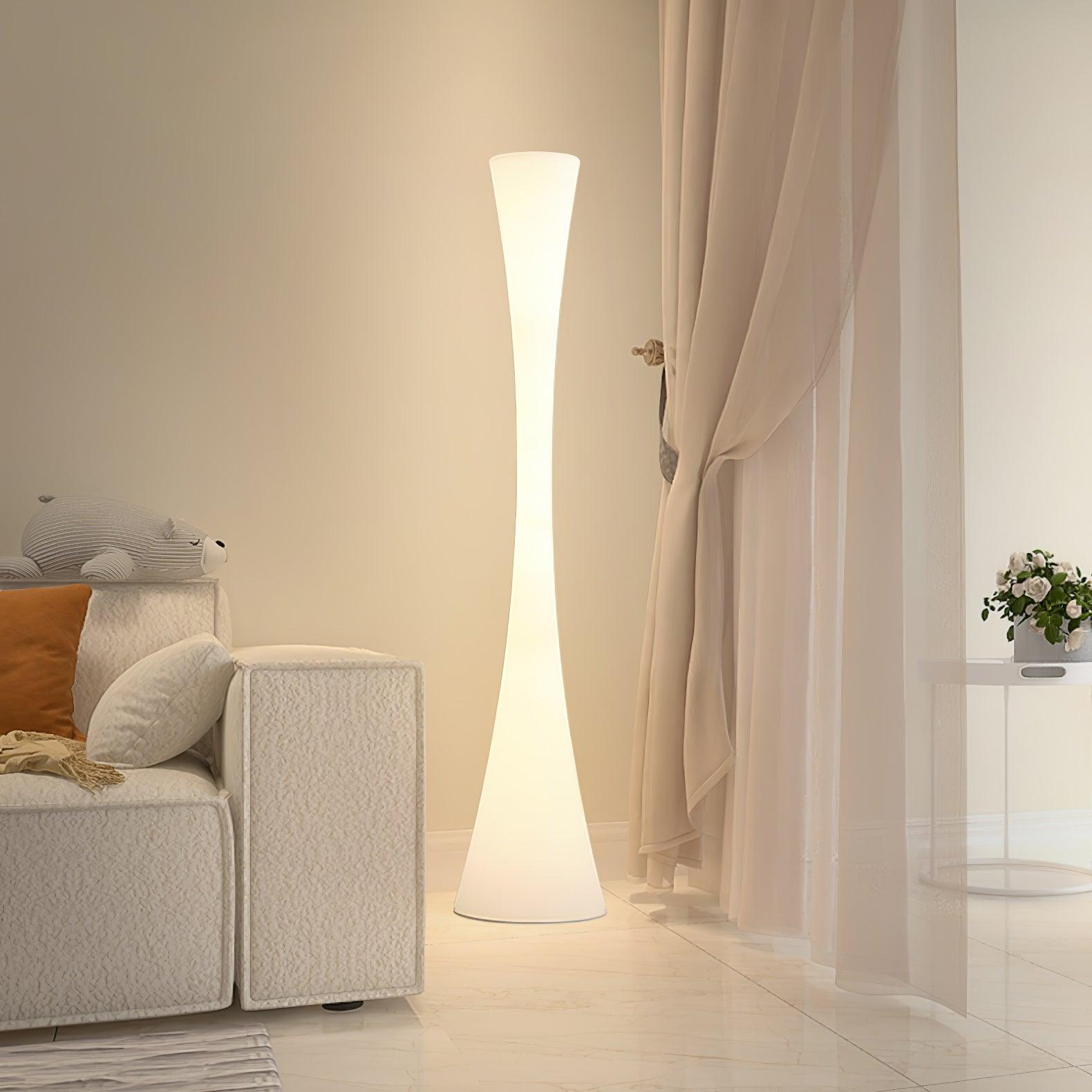 Orelanora Floor Lamp White Modern