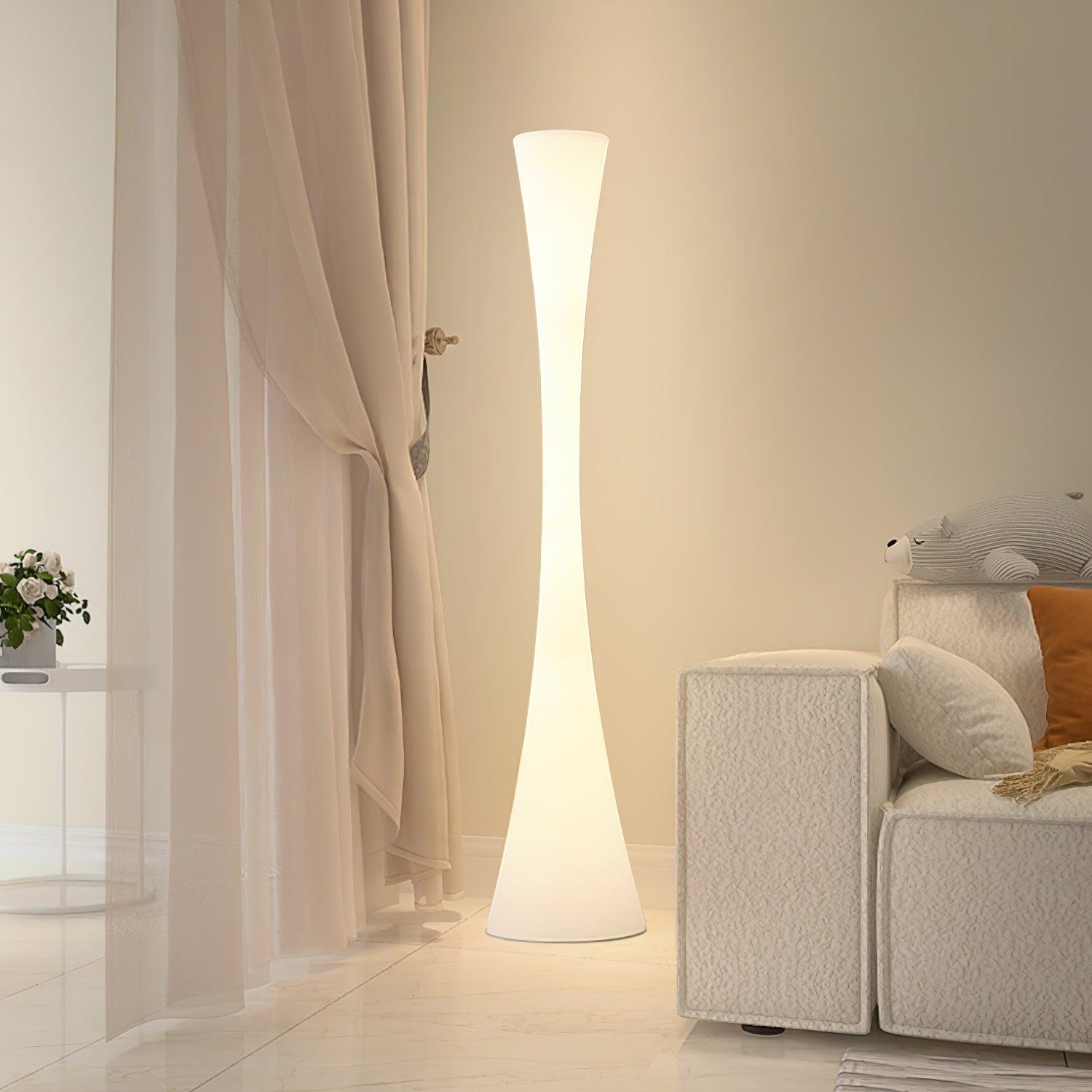Orelanora Floor Lamp White Modern
