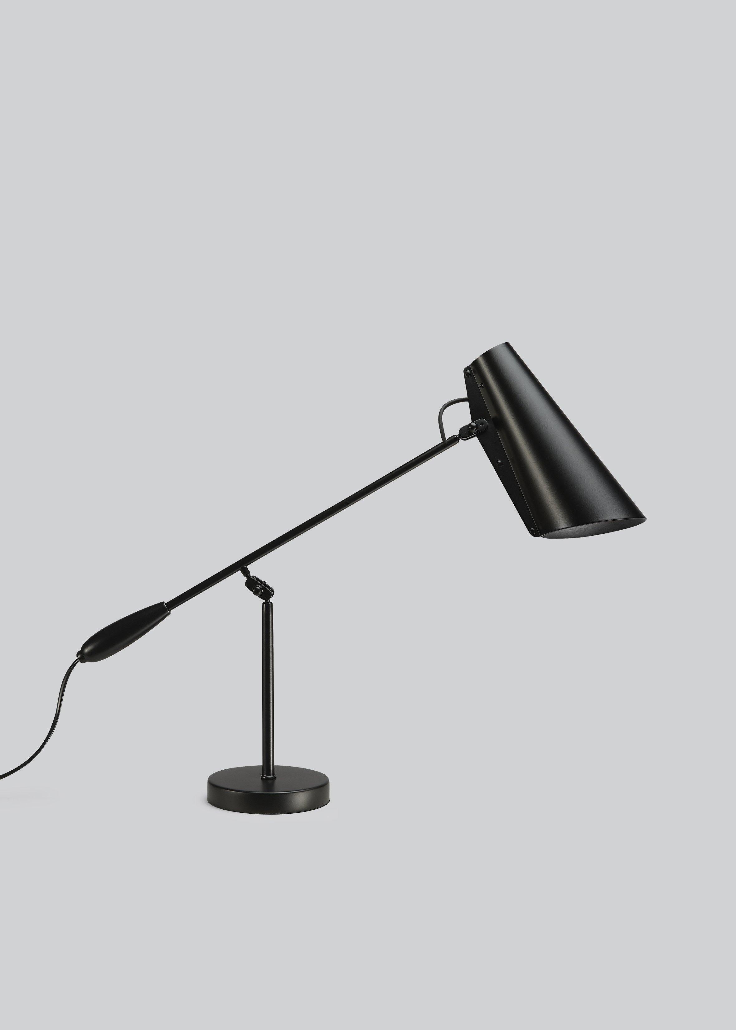 Orbix Steel Mid-Century Table Lamp - Neutral Decor