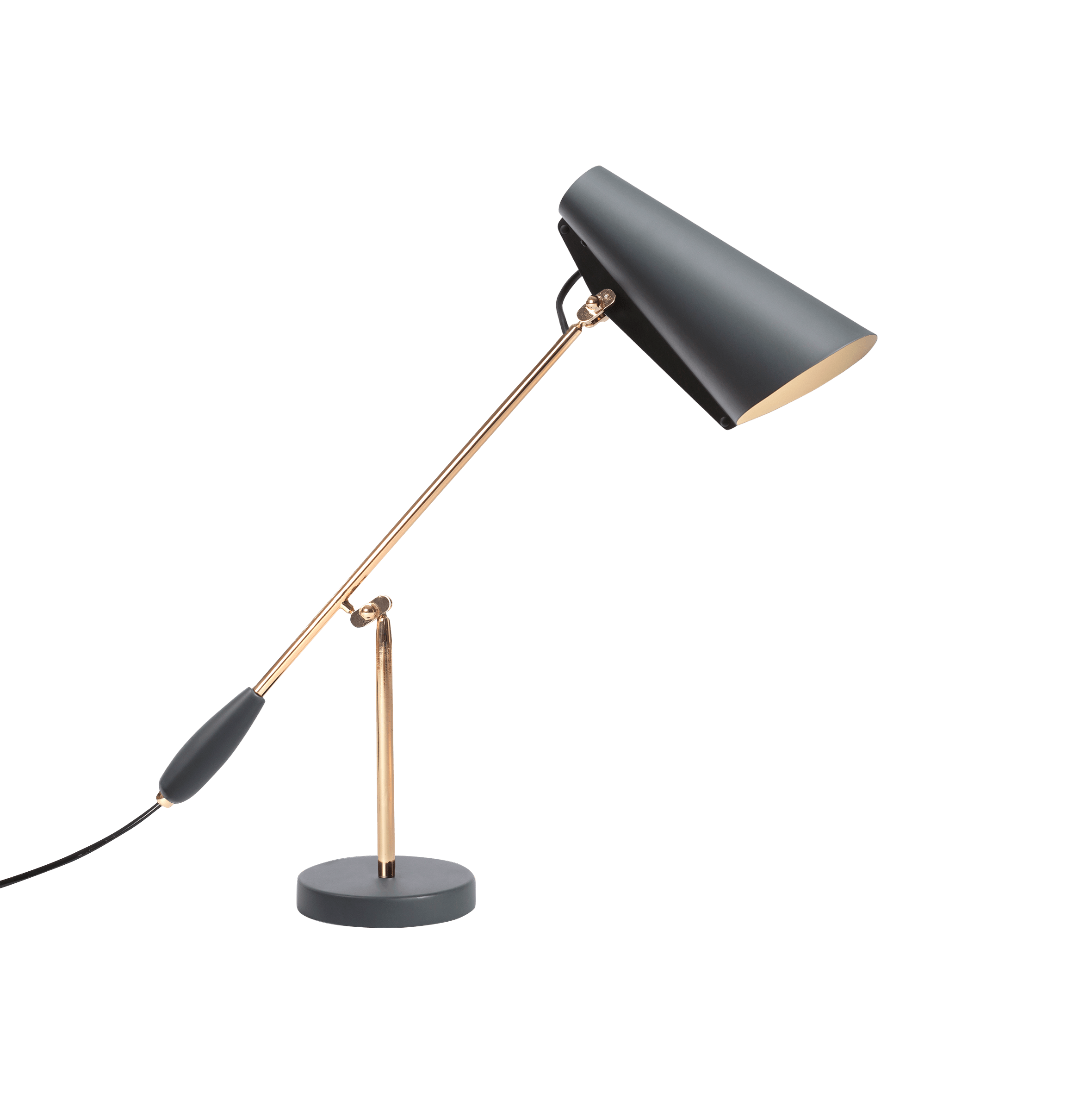 Orbix Steel Mid-Century Table Lamp - Neutral Decor