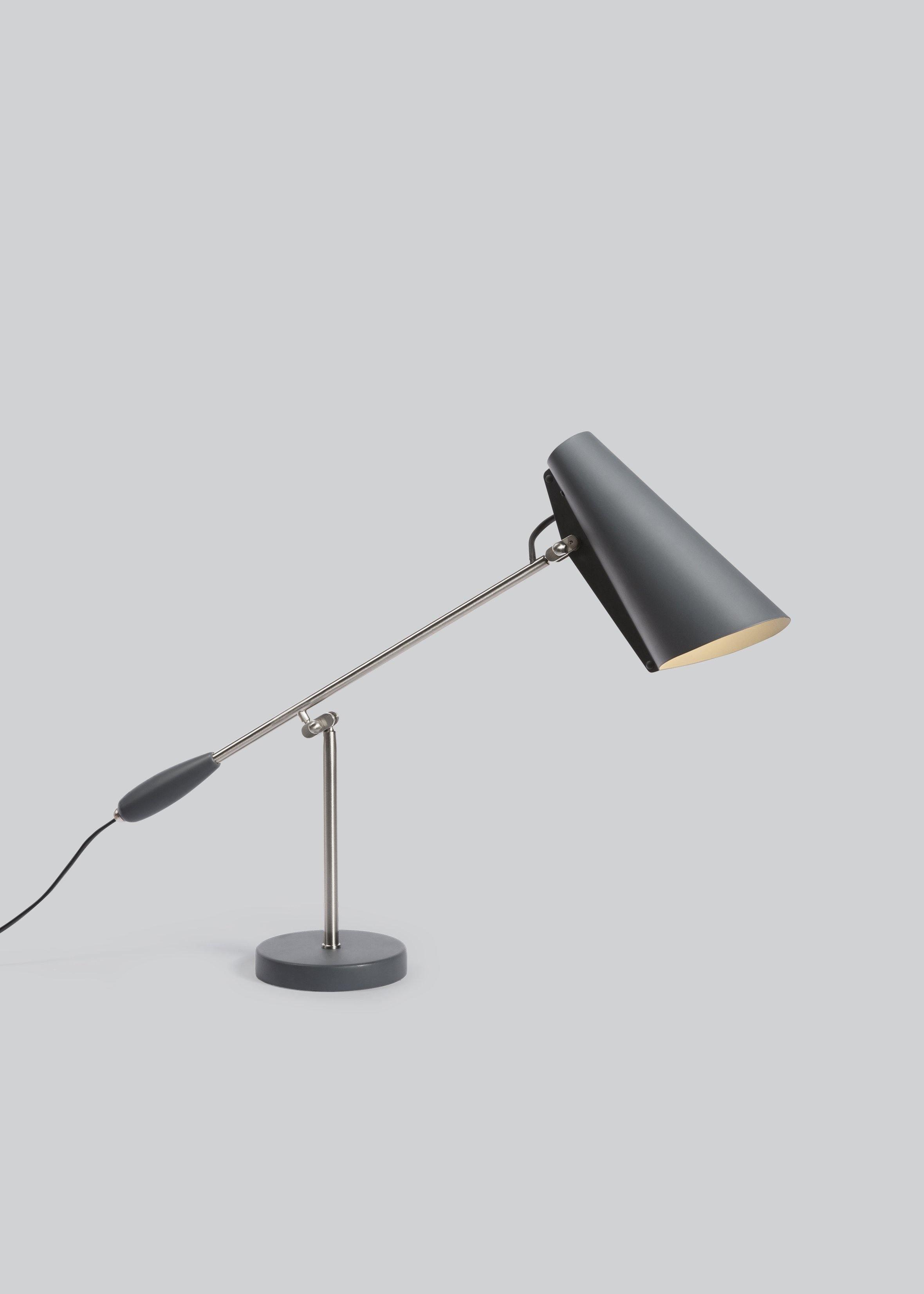 Orbix Steel Mid-Century Table Lamp - Neutral Decor