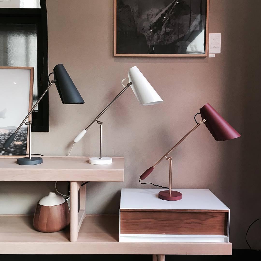 Orbix Steel Mid-Century Table Lamp - Neutral Decor