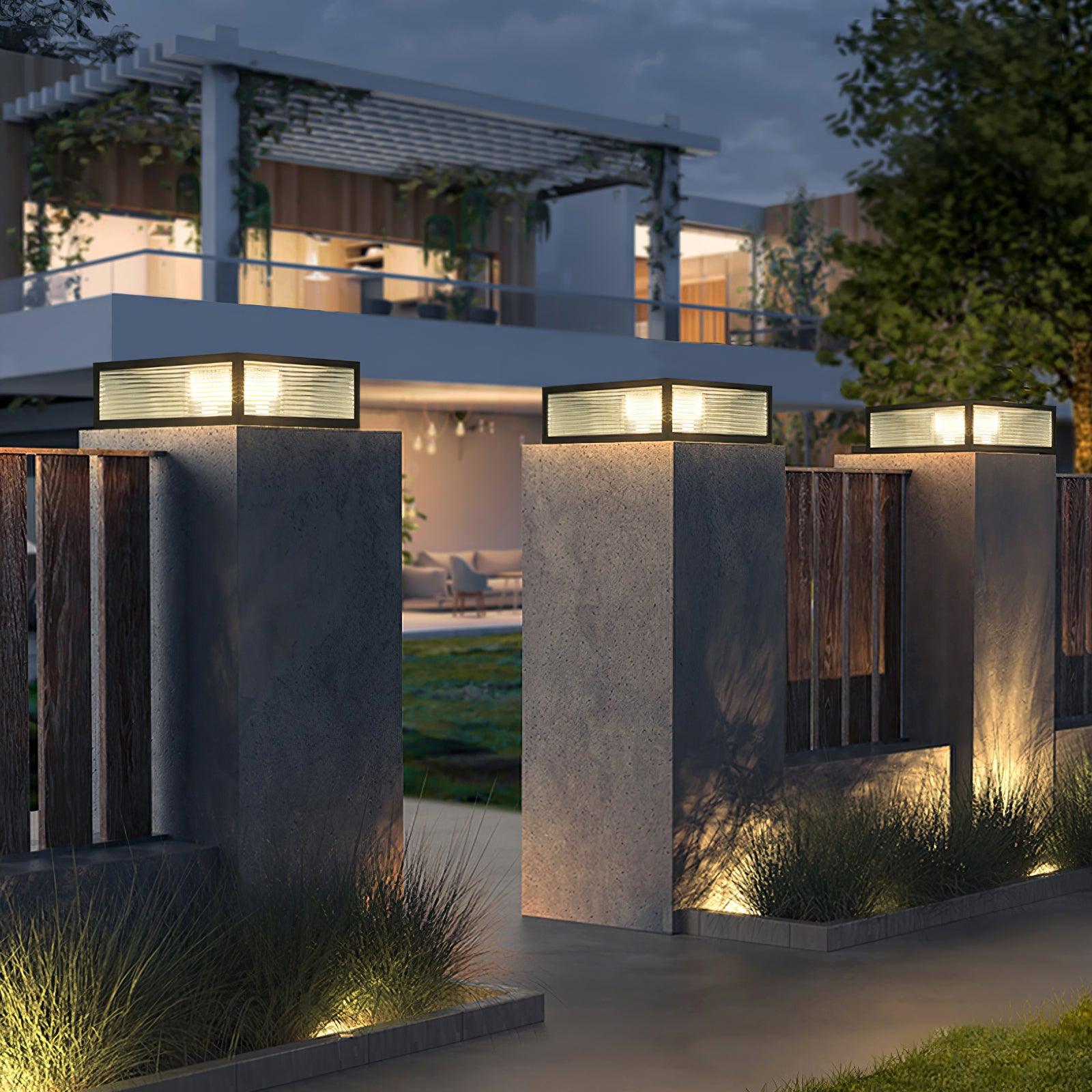 Gage Traditional Natural Glass Outdoor Light