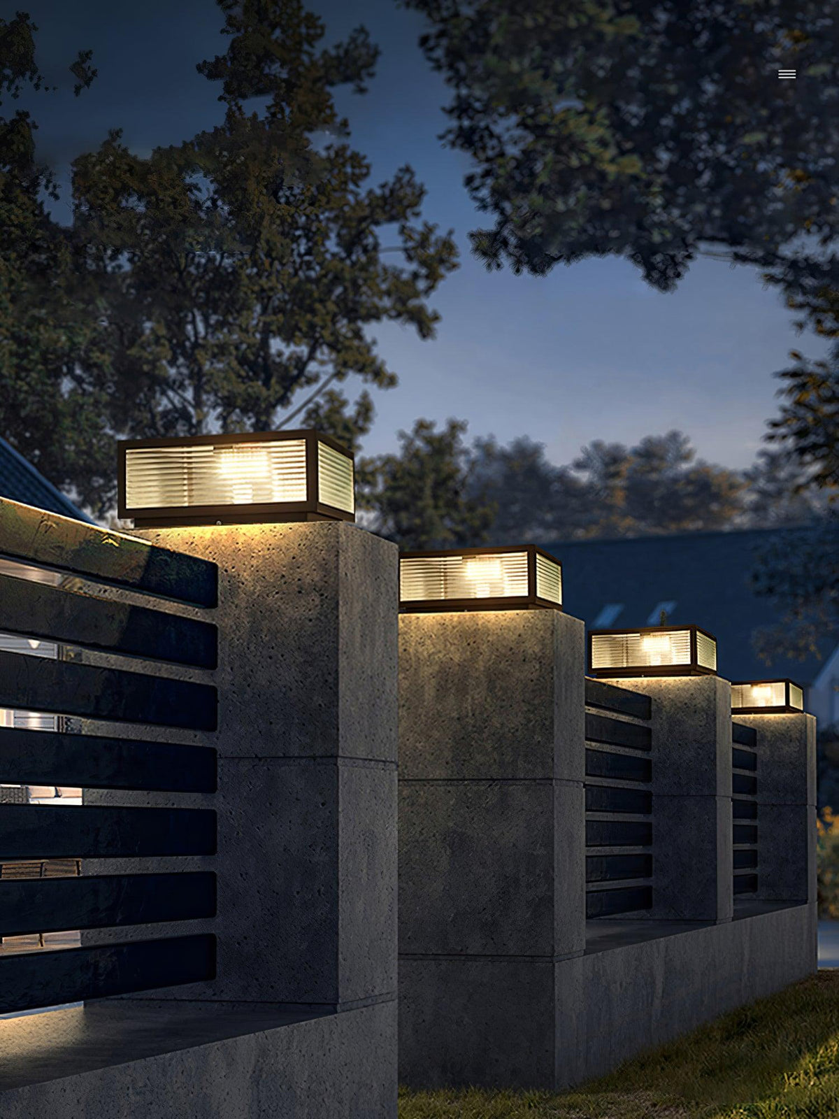 Gage Traditional Natural Glass Outdoor Light