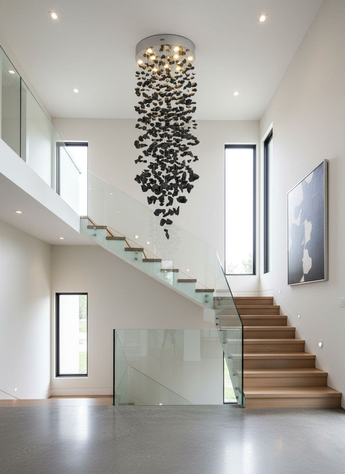 Orinridge Black Stones Chandelier