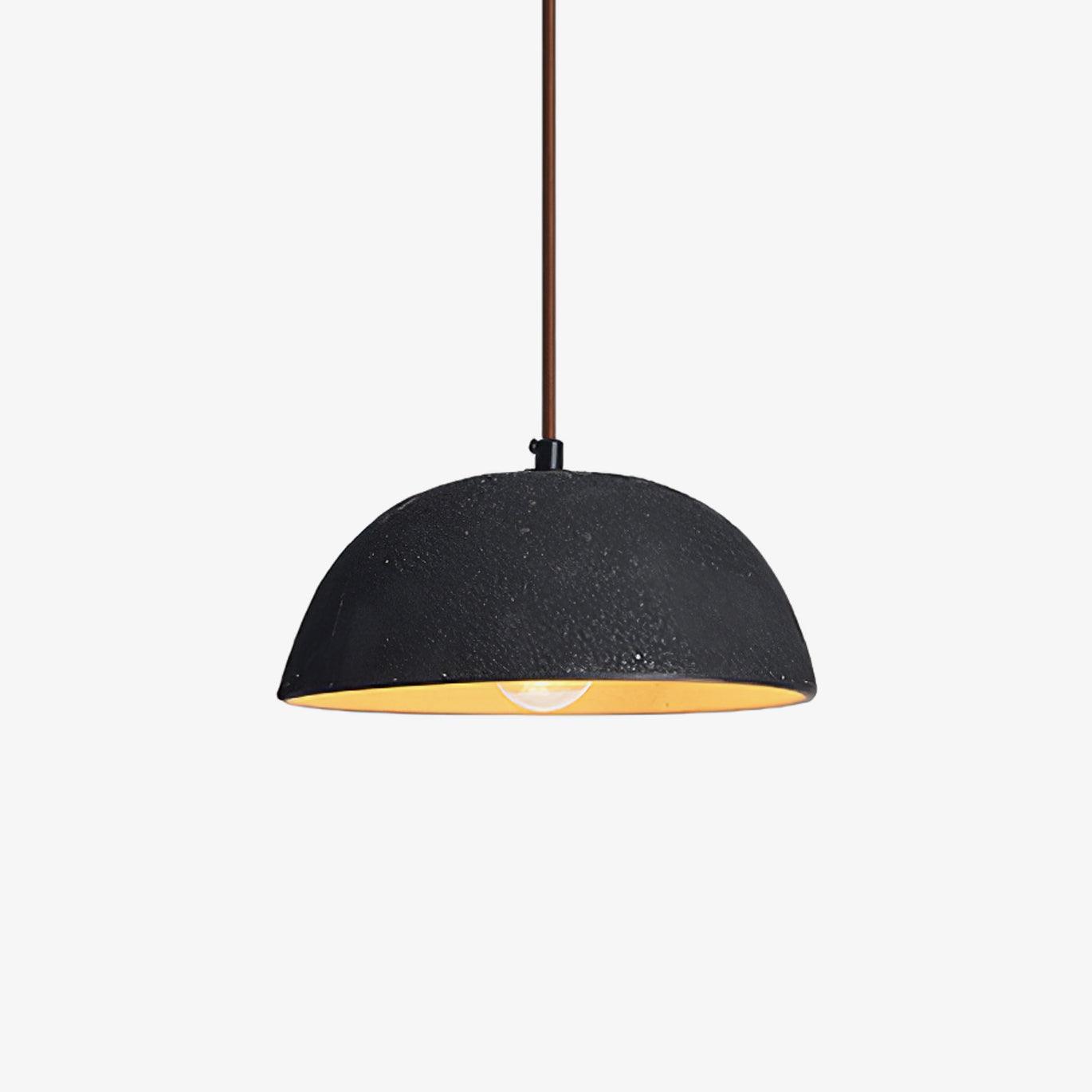 Dome Vintage Wood Pendant Lamp
