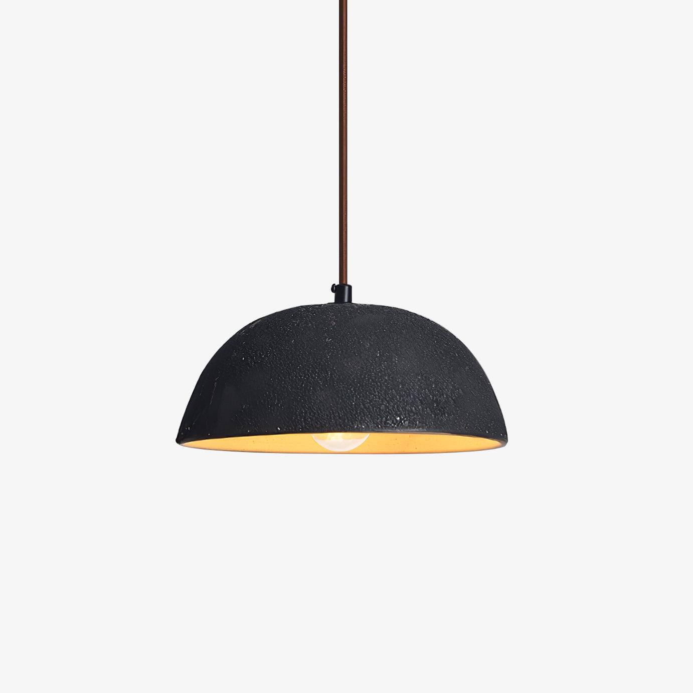 Dome Vintage Wood Pendant Lamp