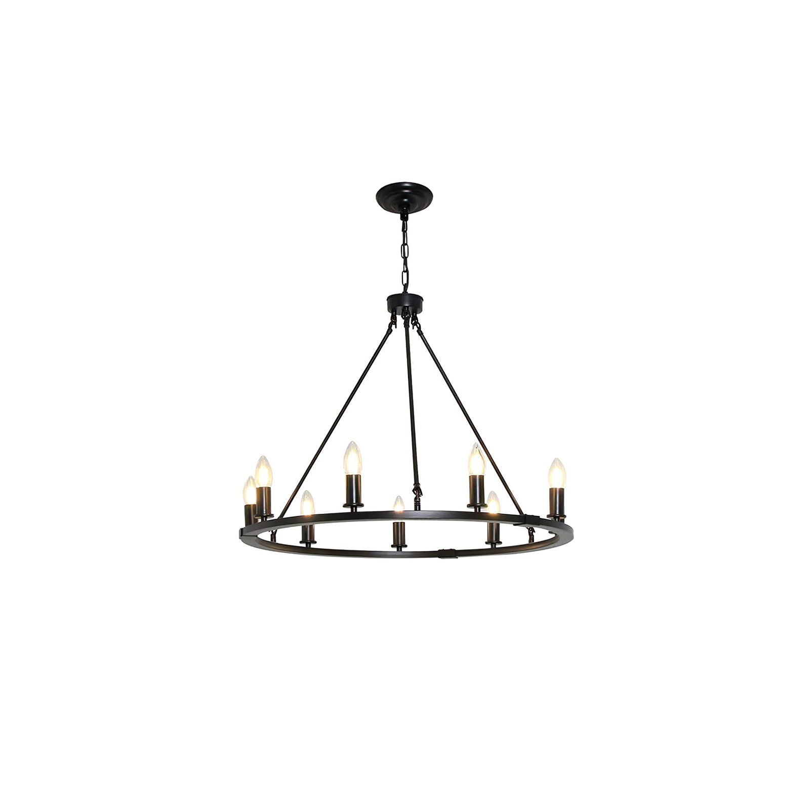 Orinoaria Industrial Iron Chandelier