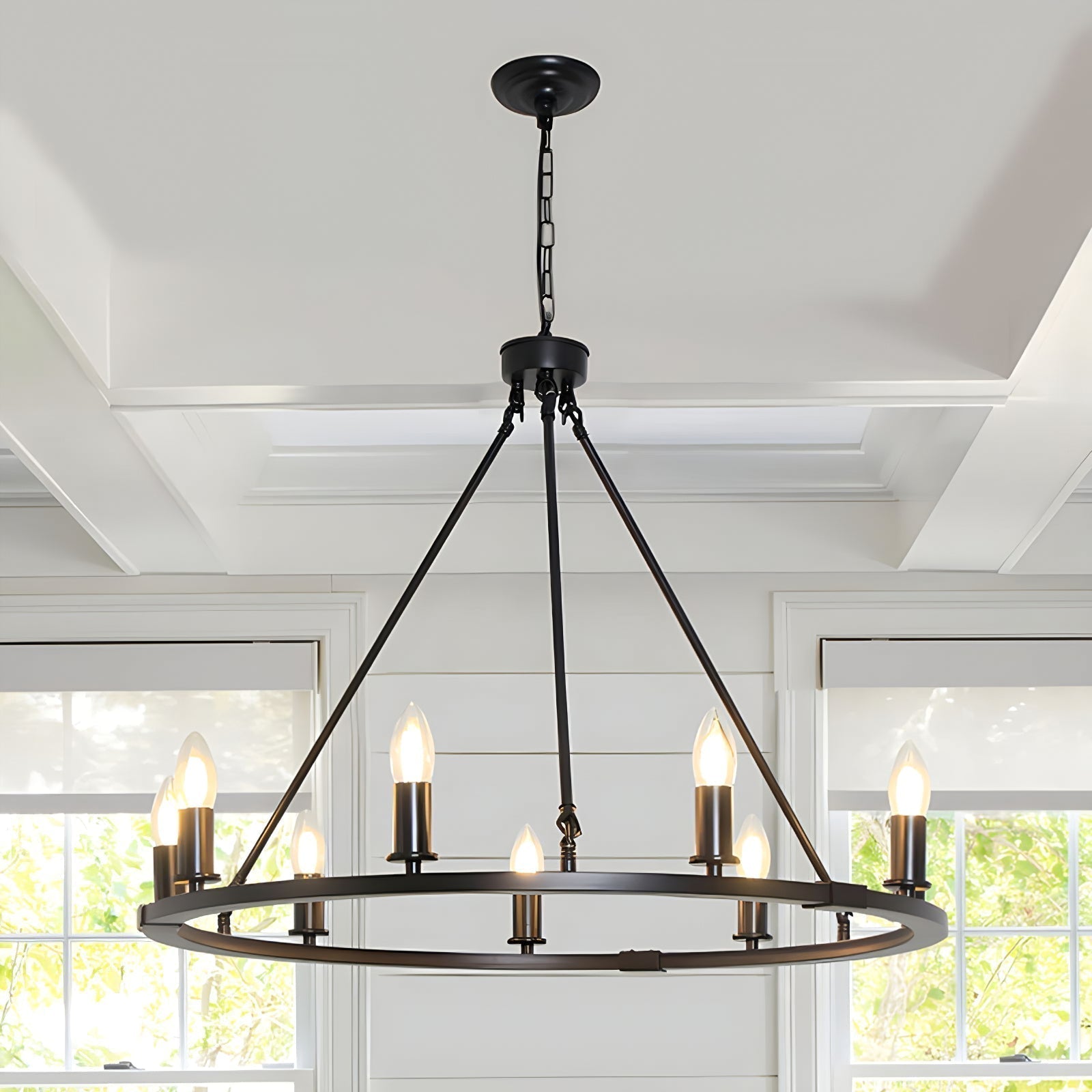 Orinoaria Industrial Iron Chandelier