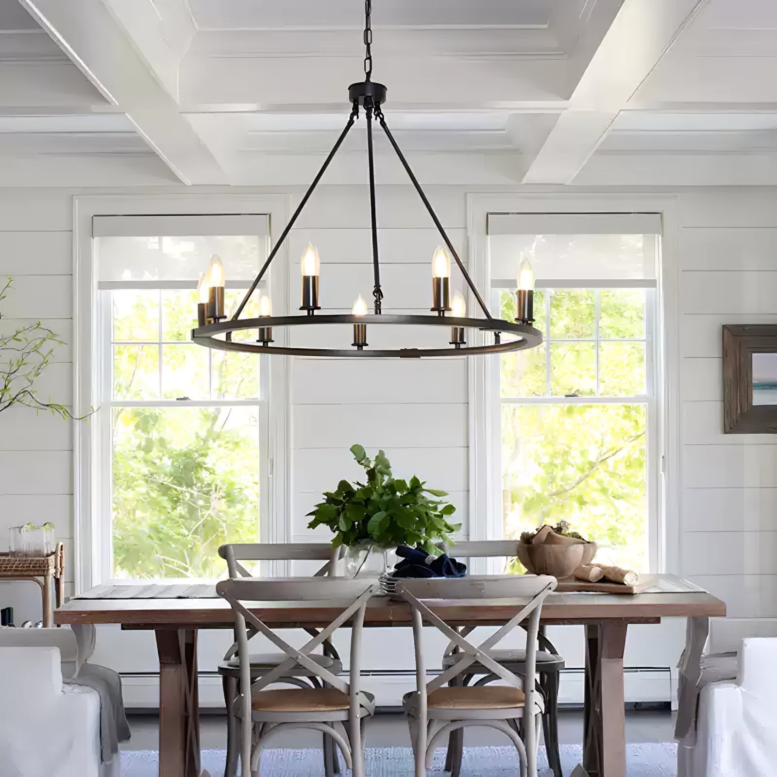 Orinoaria Industrial Iron Chandelier