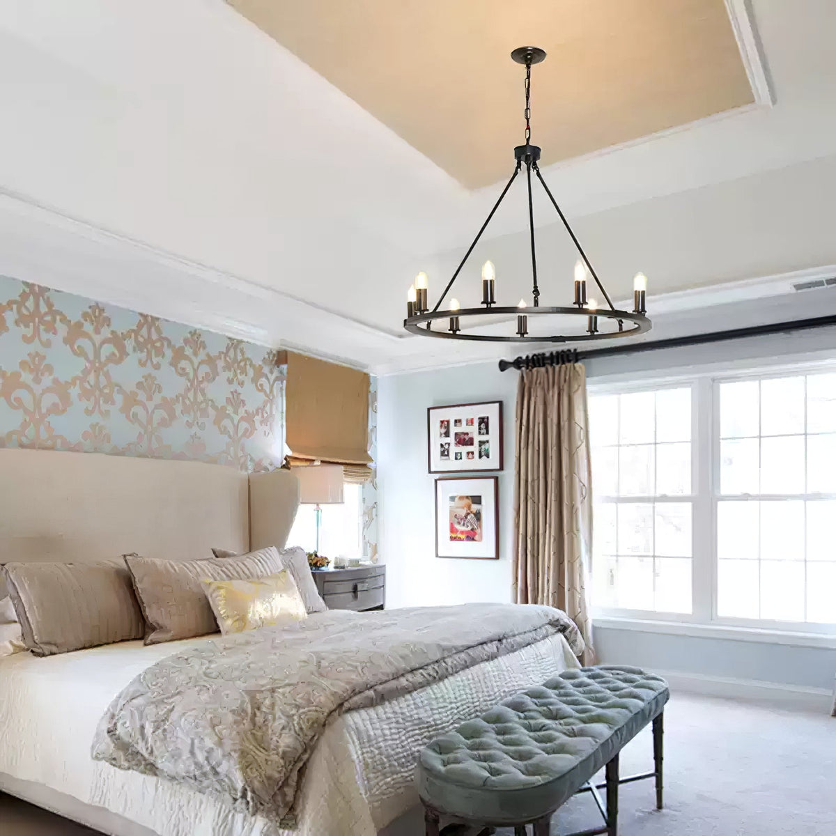 Orinoaria Industrial Iron Chandelier