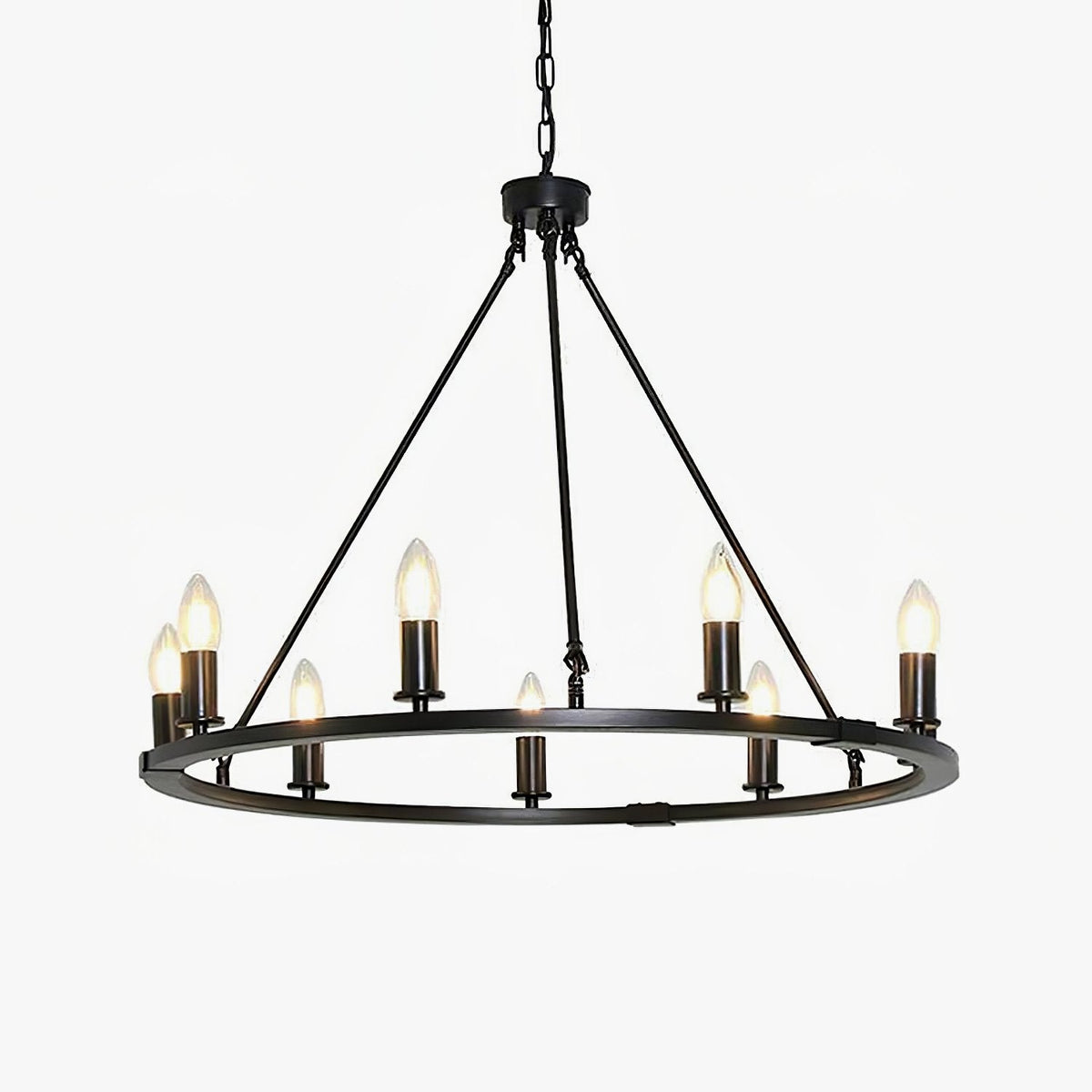 Orinoaria Industrial Iron Chandelier